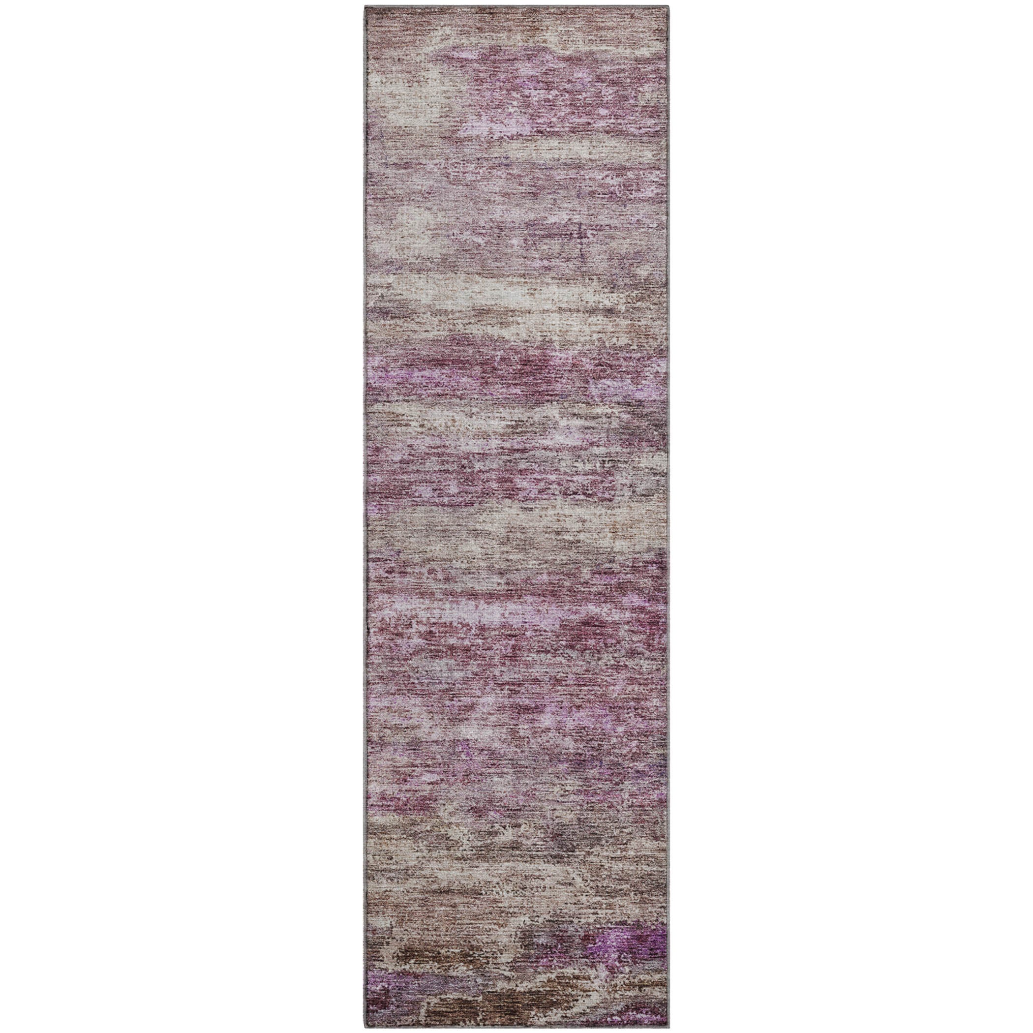 Valletta Machine Washable Transitional Blush Pink Rug 2'3" x 7'6" #shape_Runner