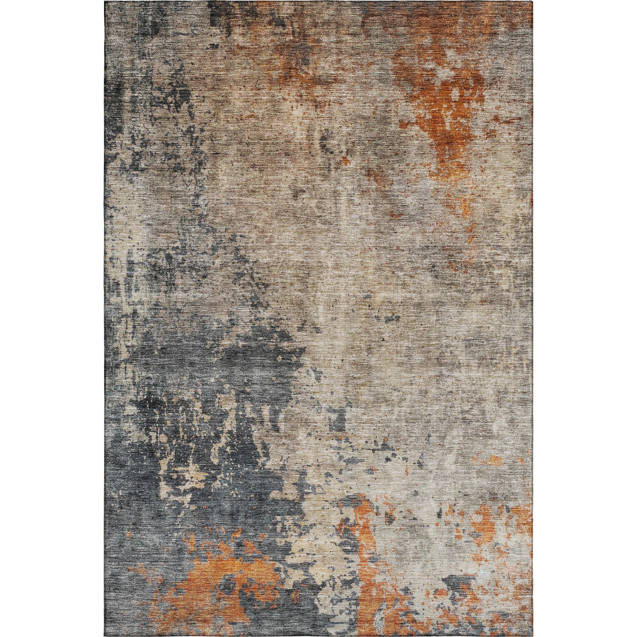 Marrakech Machine Washable Transitional Khaki Brown Rug 2'6" x 3'10" #shape_Rectangle