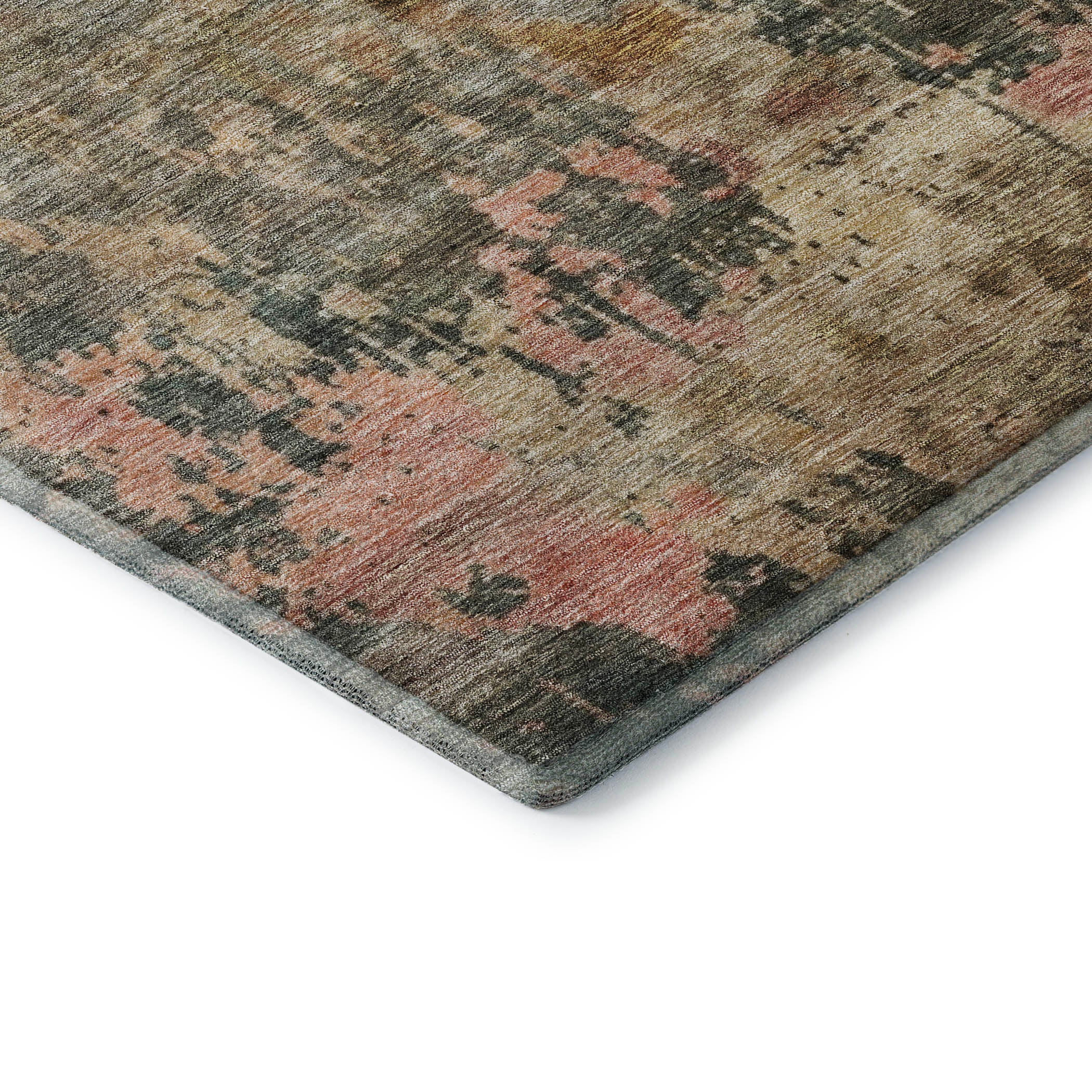 Dubrovnik Machine Washable Transitional Sage Green Rug 1'8" x 2'6" #shape_Rectangle