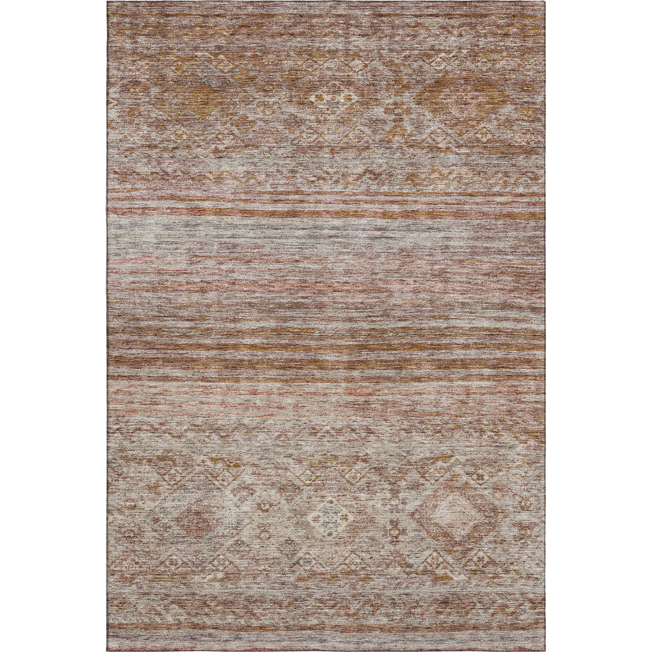 Marrakech Machine Washable Transitional Copper Orange Rug 2'6" x 3'10" #shape_Rectangle