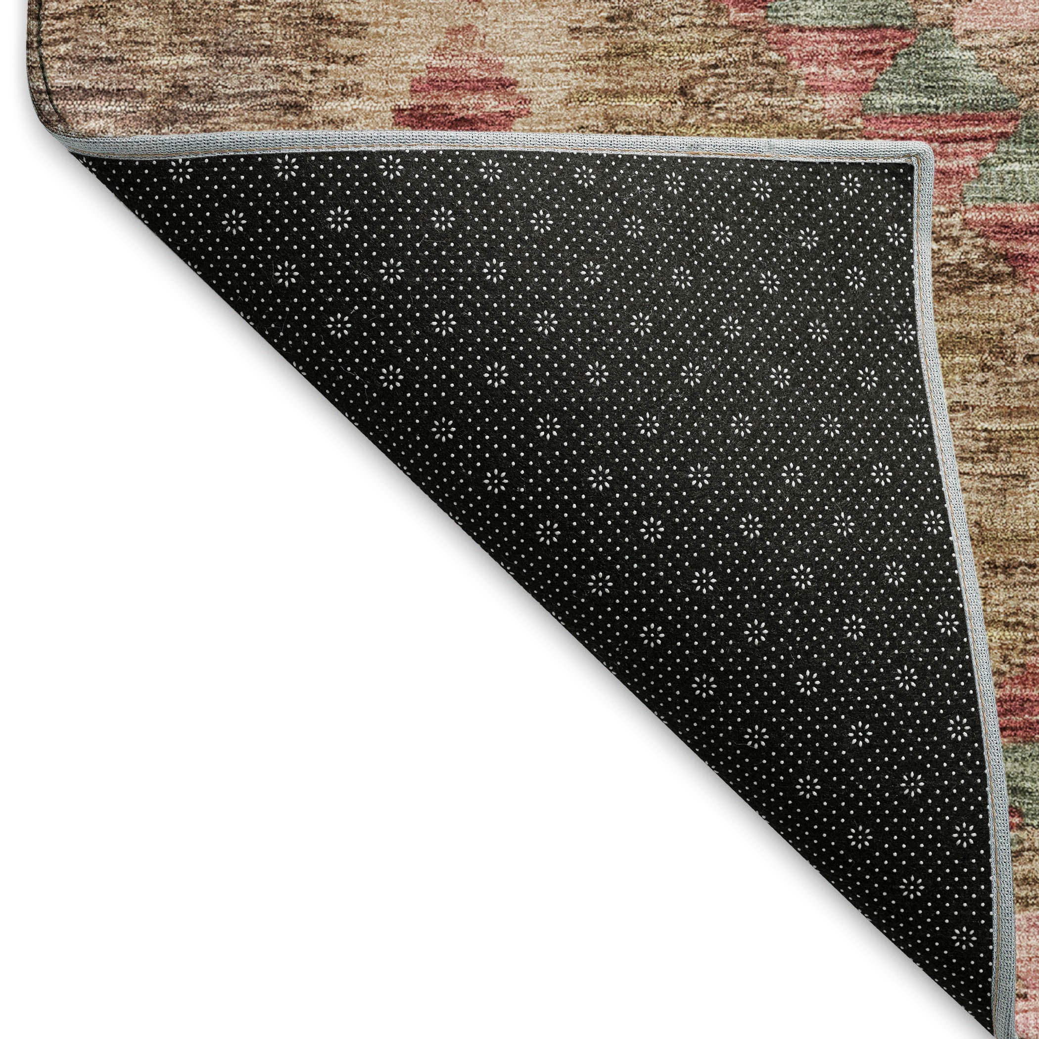 Bogota Machine Washable Transitional Brown Rug 1'8" x 2'6" #shape_Rectangle