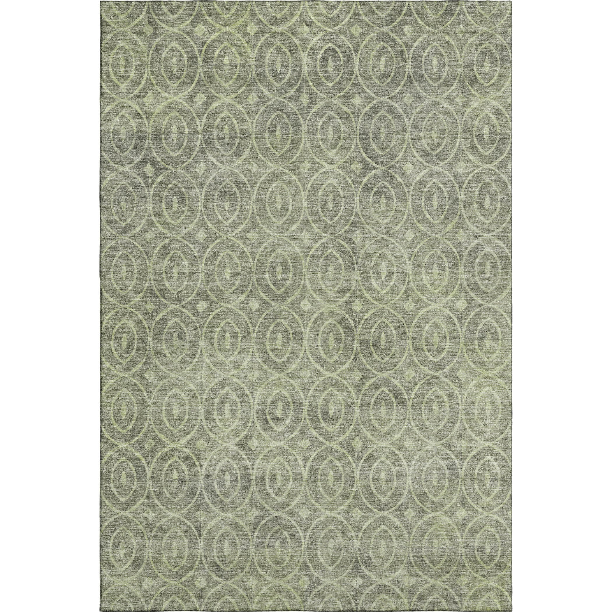Mostar Machine Washable Transitional Aloe Green Rug 2'6" x 3'10" #shape_Rectangle