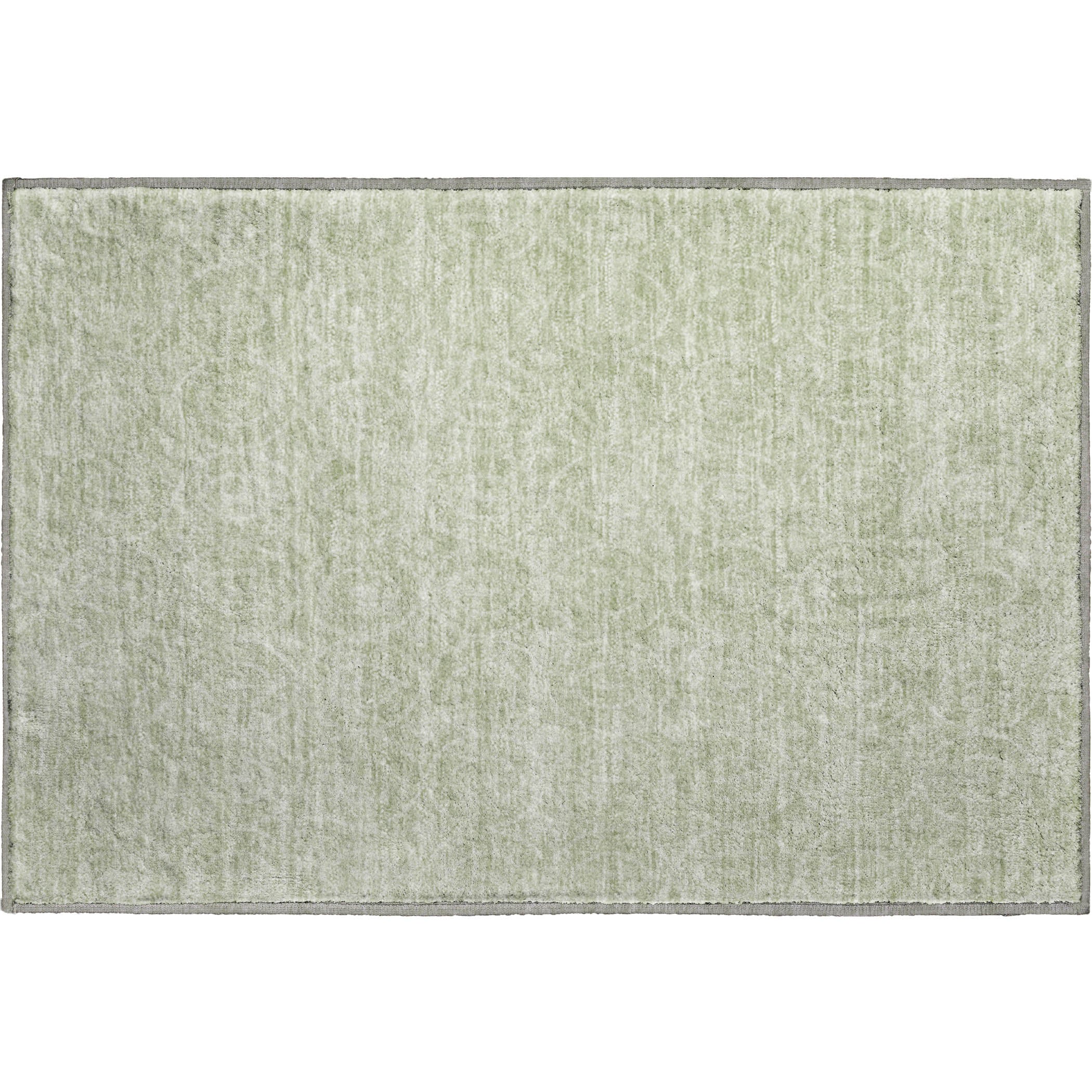 Mostar Machine Washable Transitional Mint Green Rug 1'8" x 2'6" #shape_Rectangle