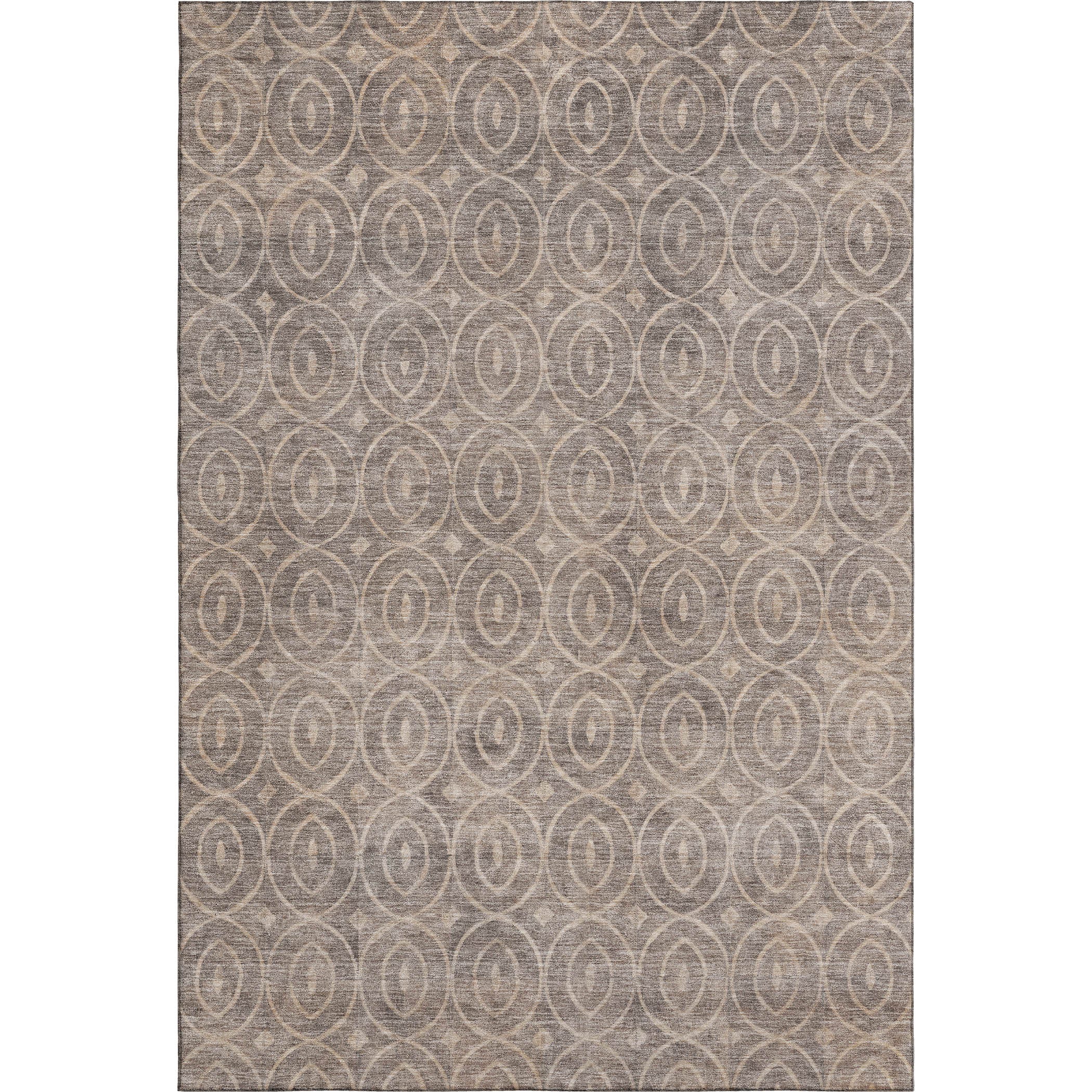 Mostar Machine Washable Transitional Mocha Brown Rug 2'6" x 3'10" #shape_Rectangle