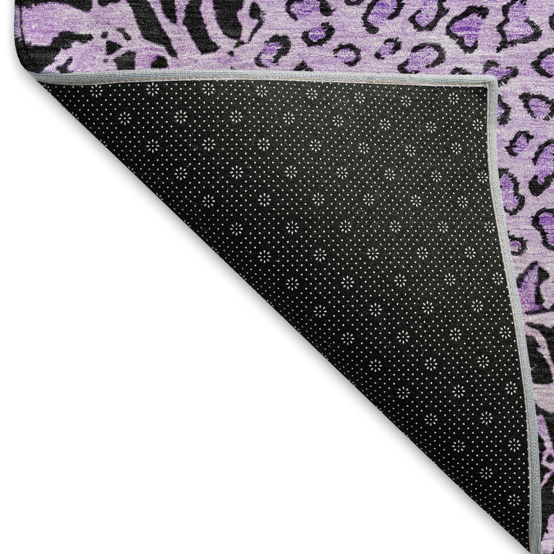 Baku Machine Washable Transitional Purple Rug 1'8" x 2'6" #shape_Rectangle