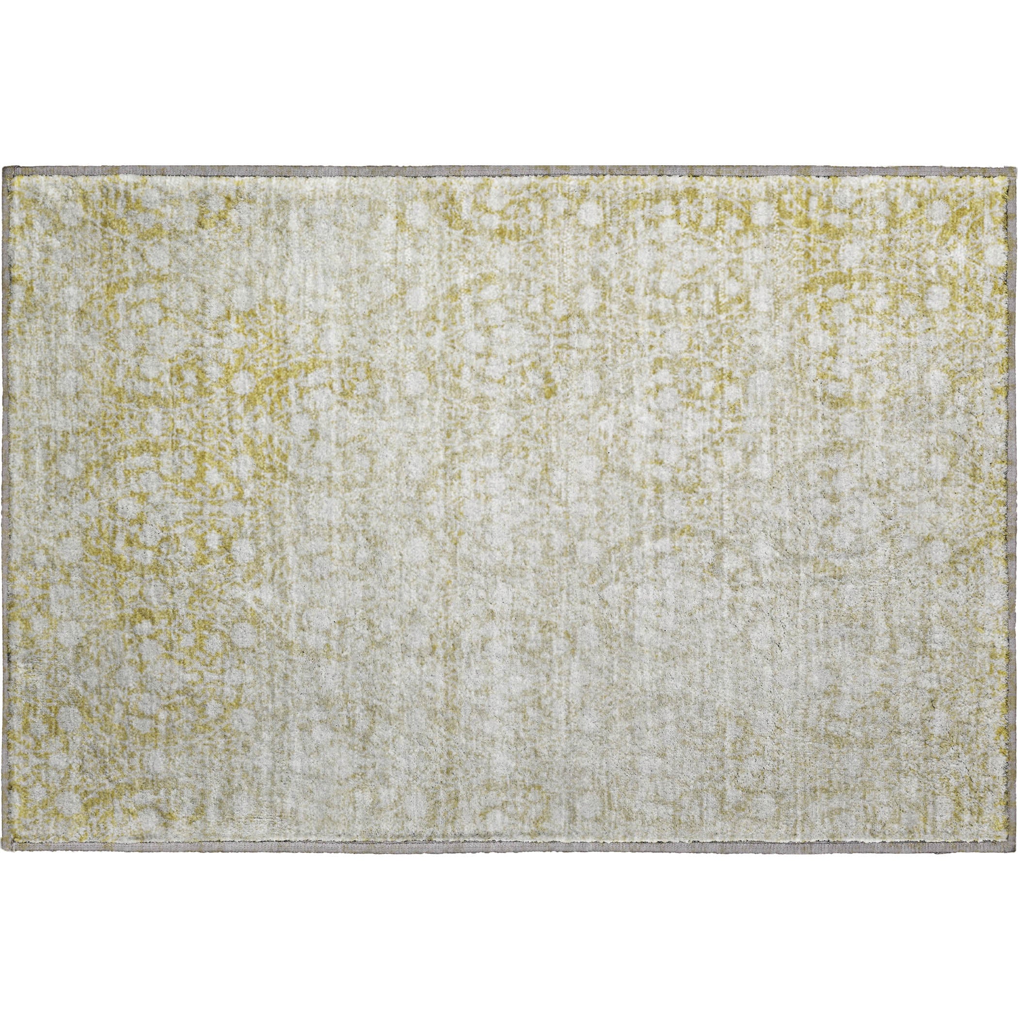 Vienna Machine Washable Transitional Gold Rug 1'8" x 2'6" #shape_Rectangle
