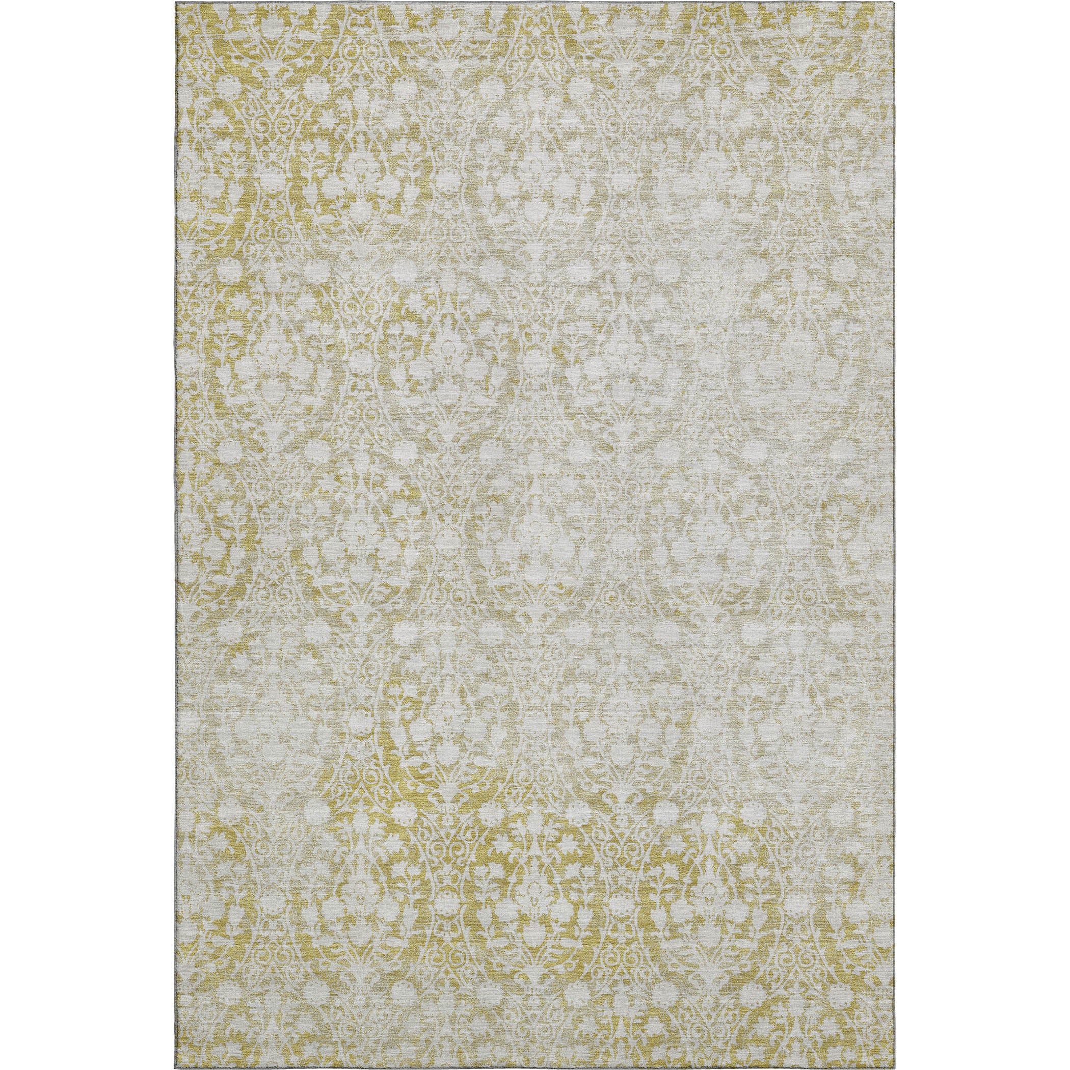 Vienna Machine Washable Transitional Gold Rug 2'6" x 3'10" #shape_Rectangle