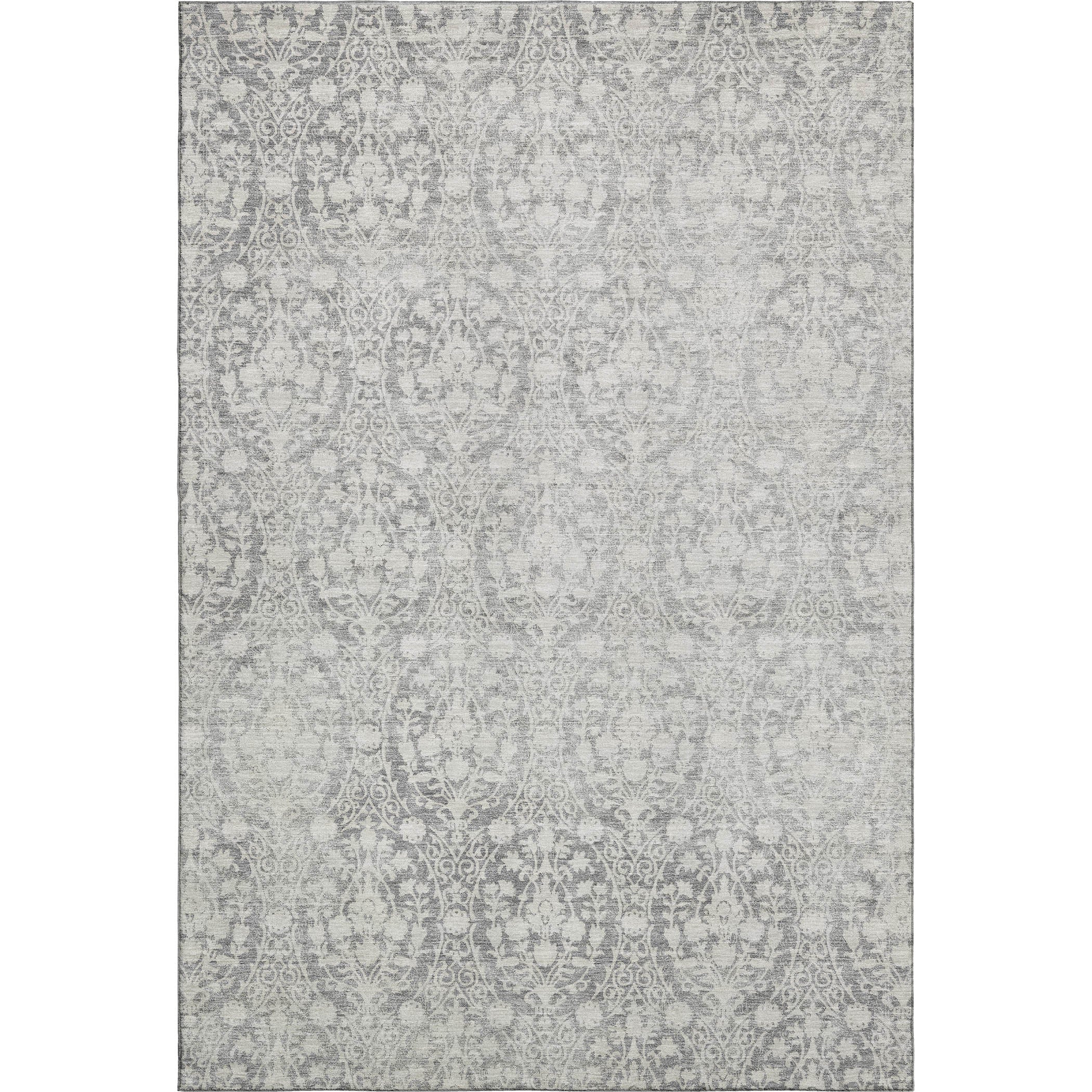 Vienna Machine Washable Transitional Gray Rug 2'6" x 3'10" #shape_Rectangle