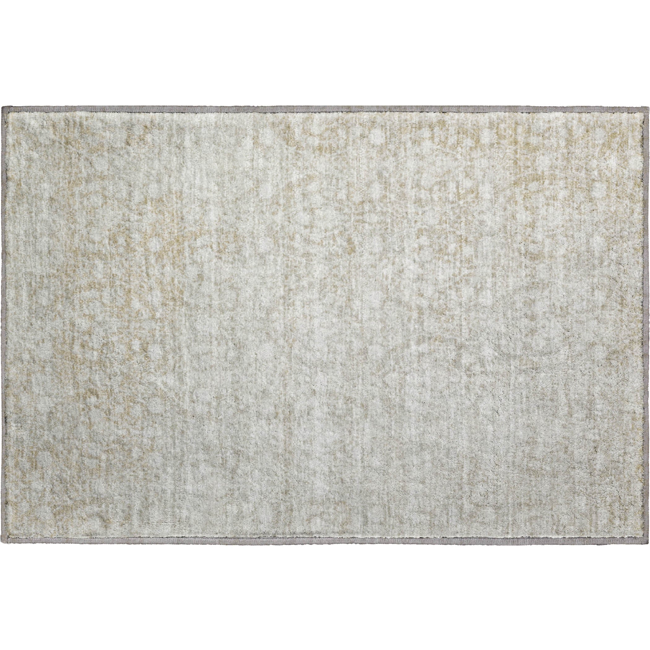 Vienna Machine Washable Transitional Tan Brown Rug 1'8" x 2'6" #shape_Rectangle