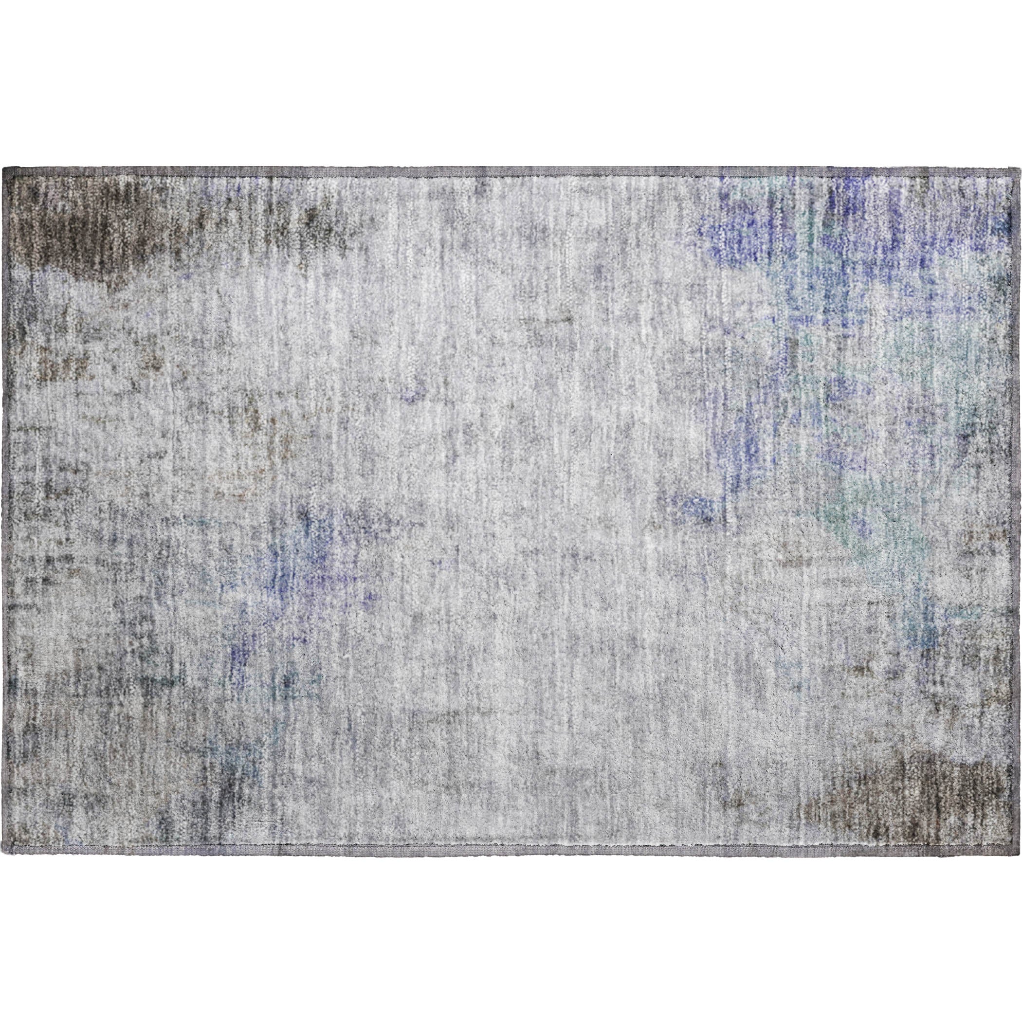 Marrakech Machine Washable Transitional Brown Rug 1'8" x 2'6" #shape_Rectangle