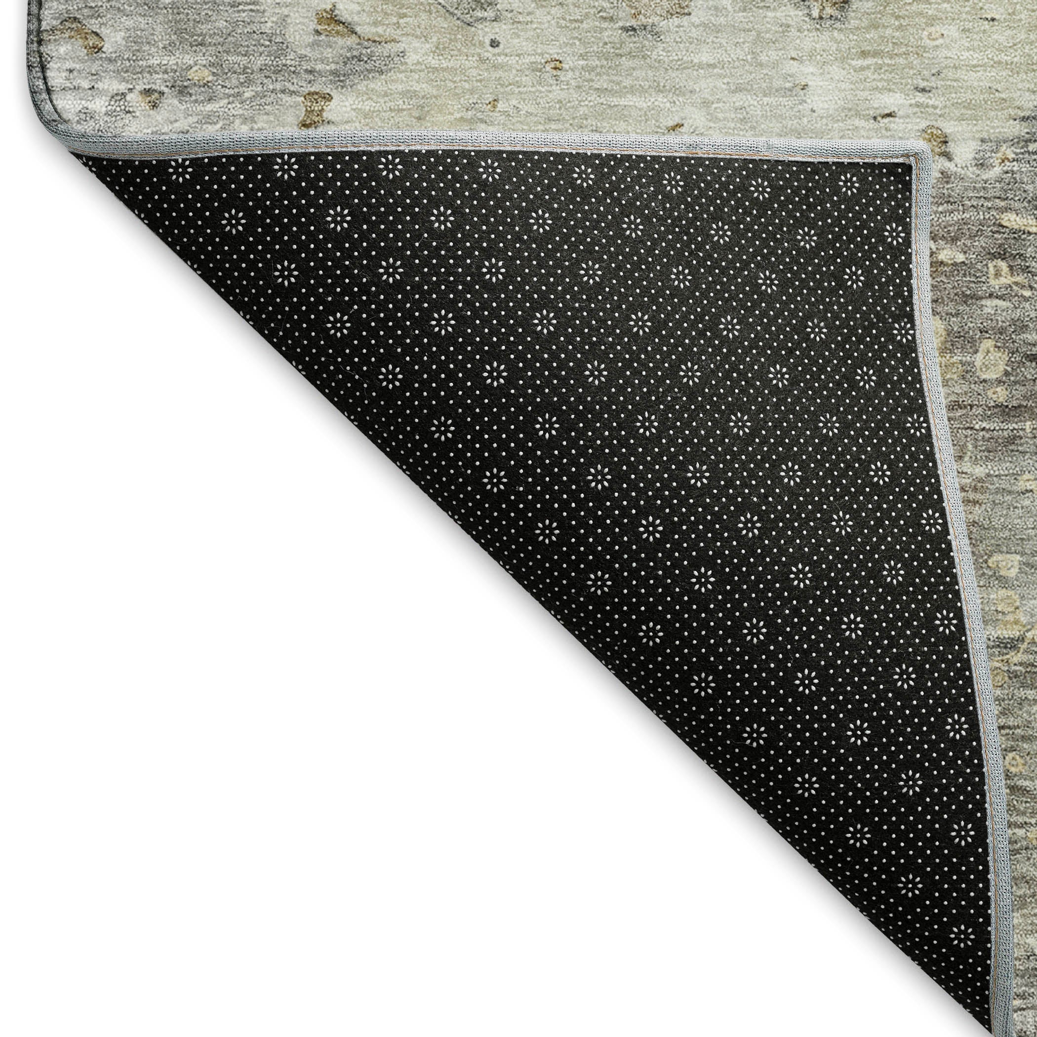 Havana Machine Washable Transitional Gray Rug 1'8" x 2'6" #shape_Rectangle