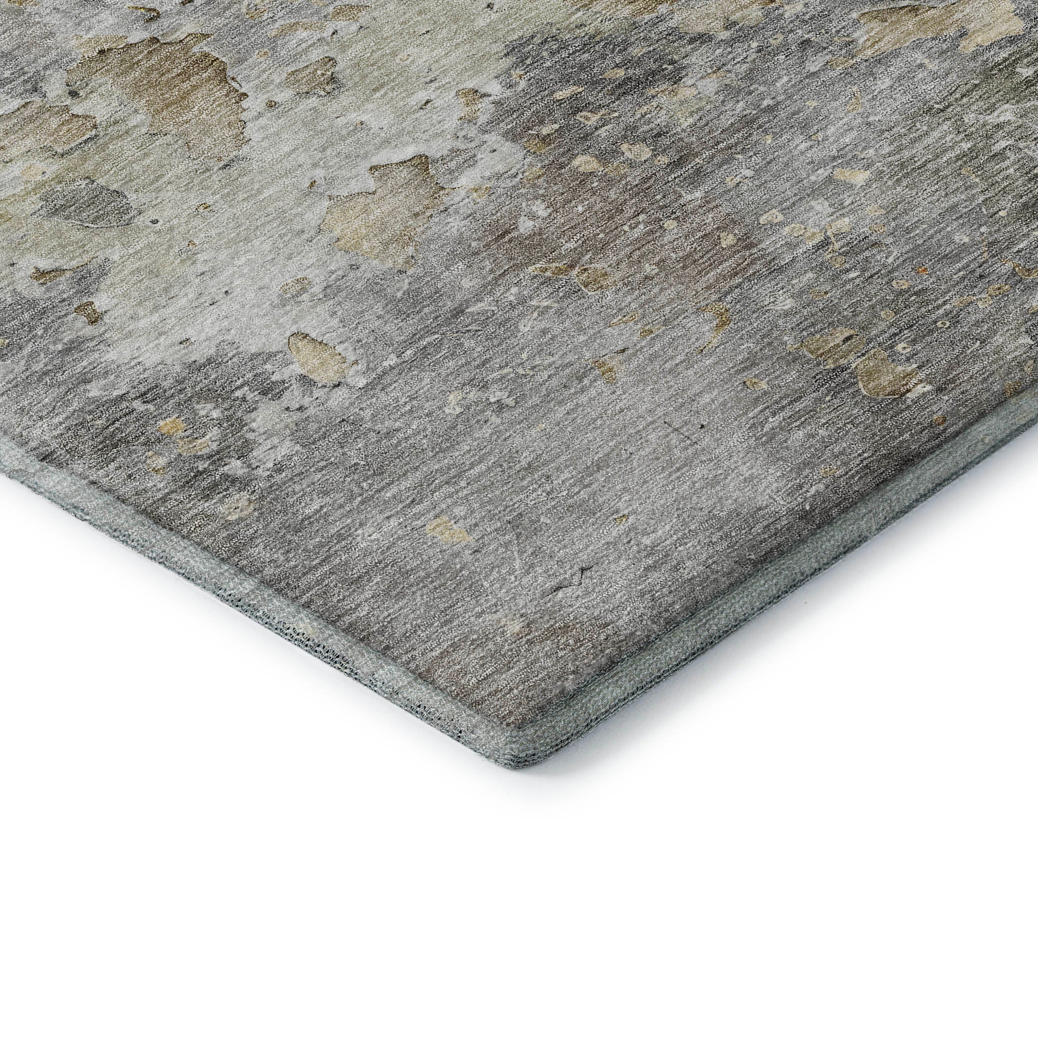 Havana Machine Washable Transitional Gray Rug 1'8" x 2'6" #shape_Rectangle