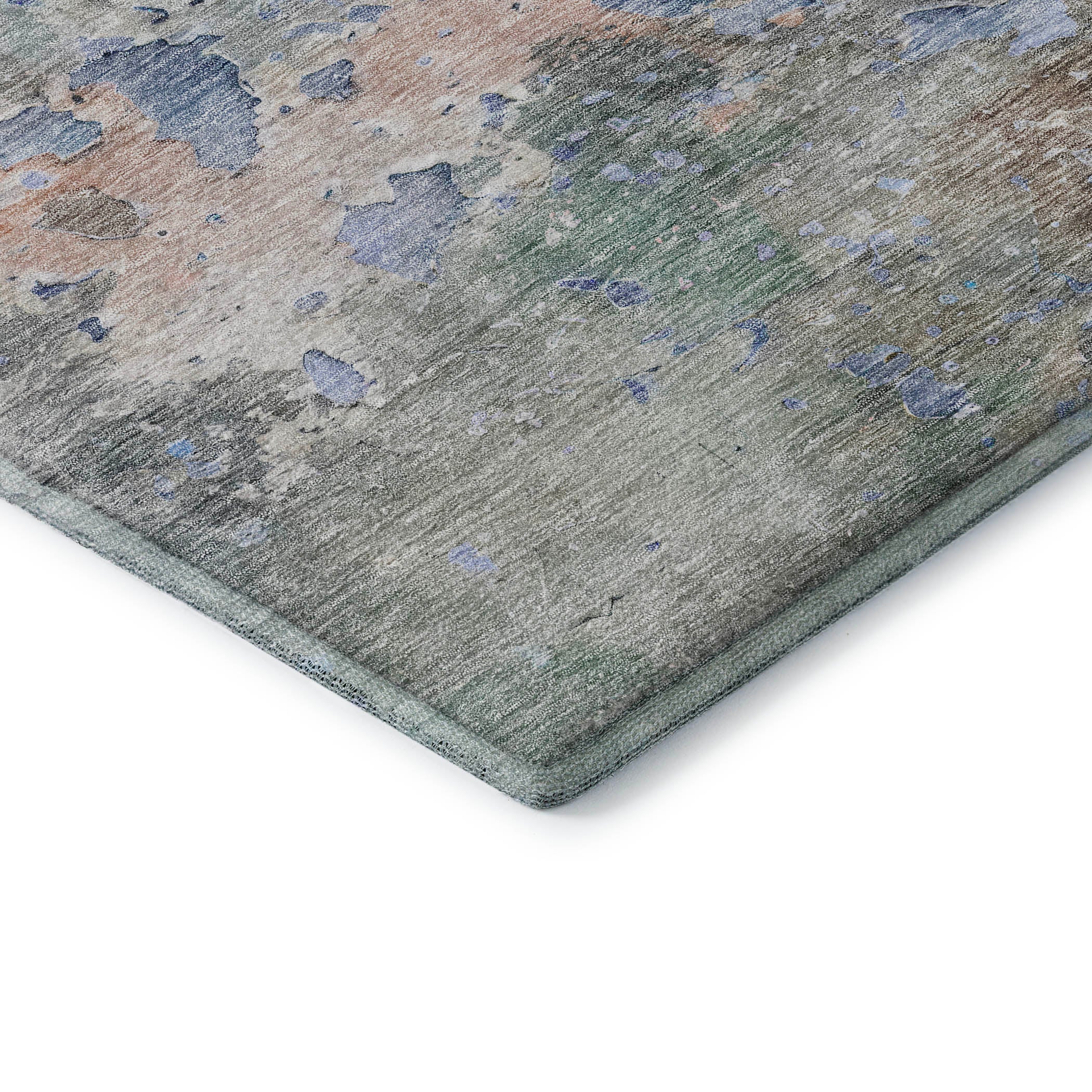 Havana Machine Washable Transitional Taupe Brown Rug 1'8" x 2'6" #shape_Rectangle