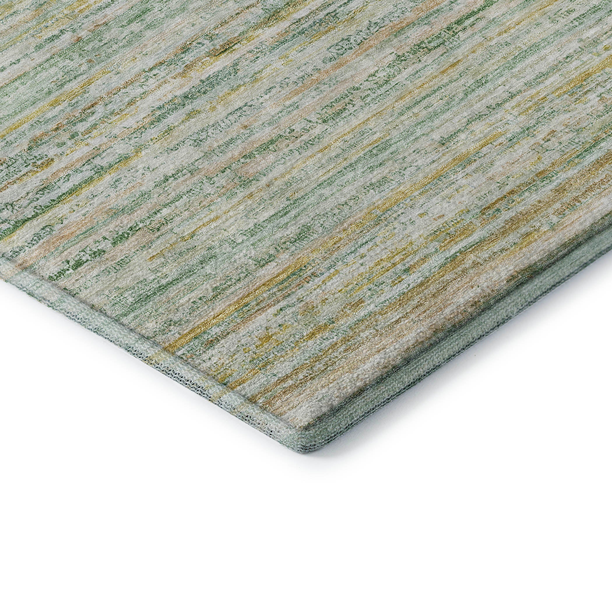 Oslo Machine Washable Transitional Mint Green Rug 1'8" x 2'6" #shape_Rectangle