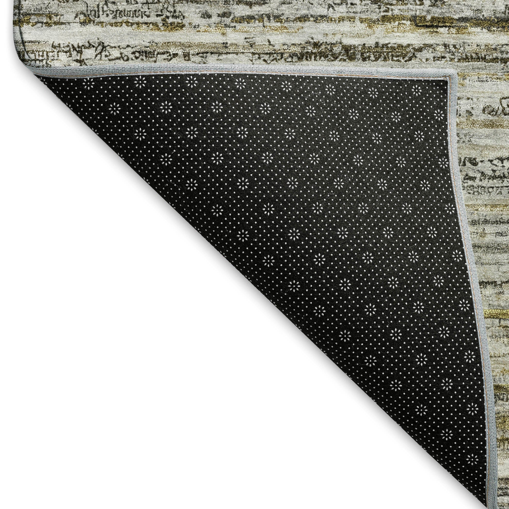 Oslo Machine Washable Transitional Pewter Gray Rug 1'8" x 2'6" #shape_Rectangle