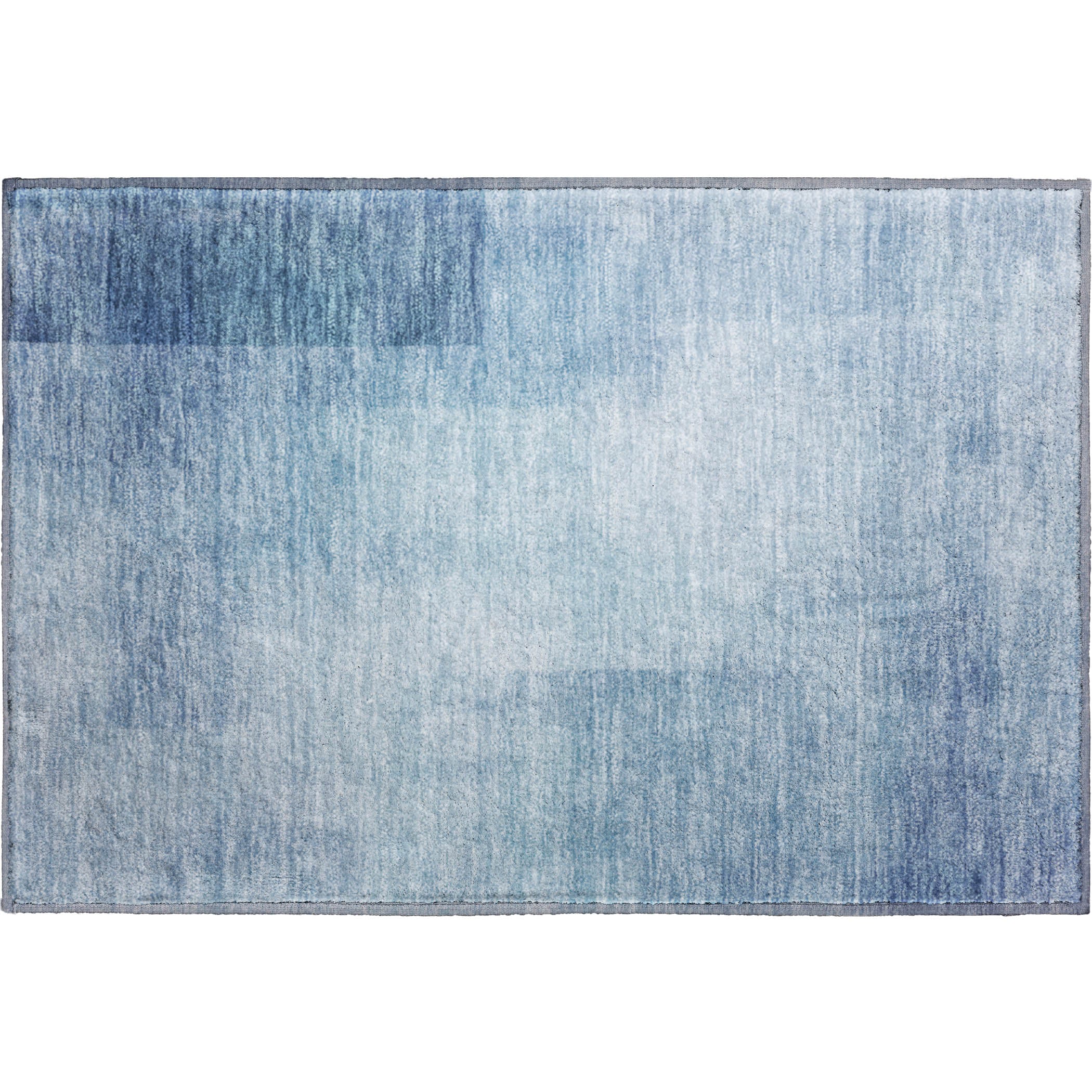 Tbilisi Machine Washable Transitional Blue Rug 1'8" x 2'6" #shape_Rectangle