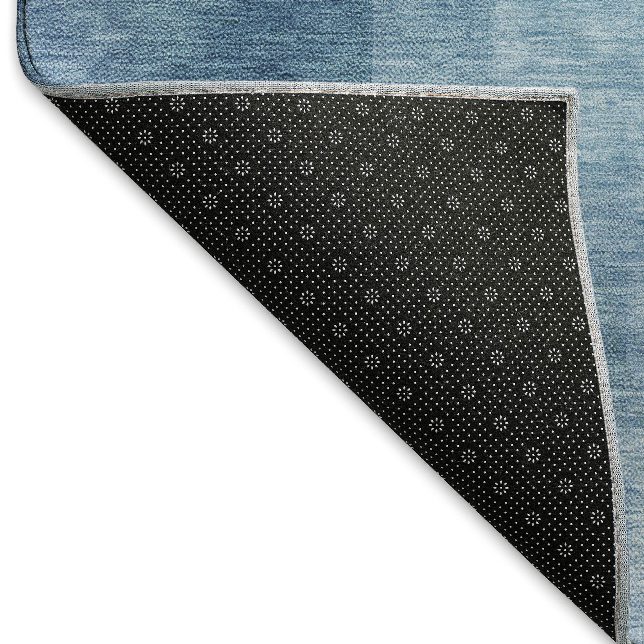 Tbilisi Machine Washable Transitional Blue Rug 1'8" x 2'6" #shape_Rectangle