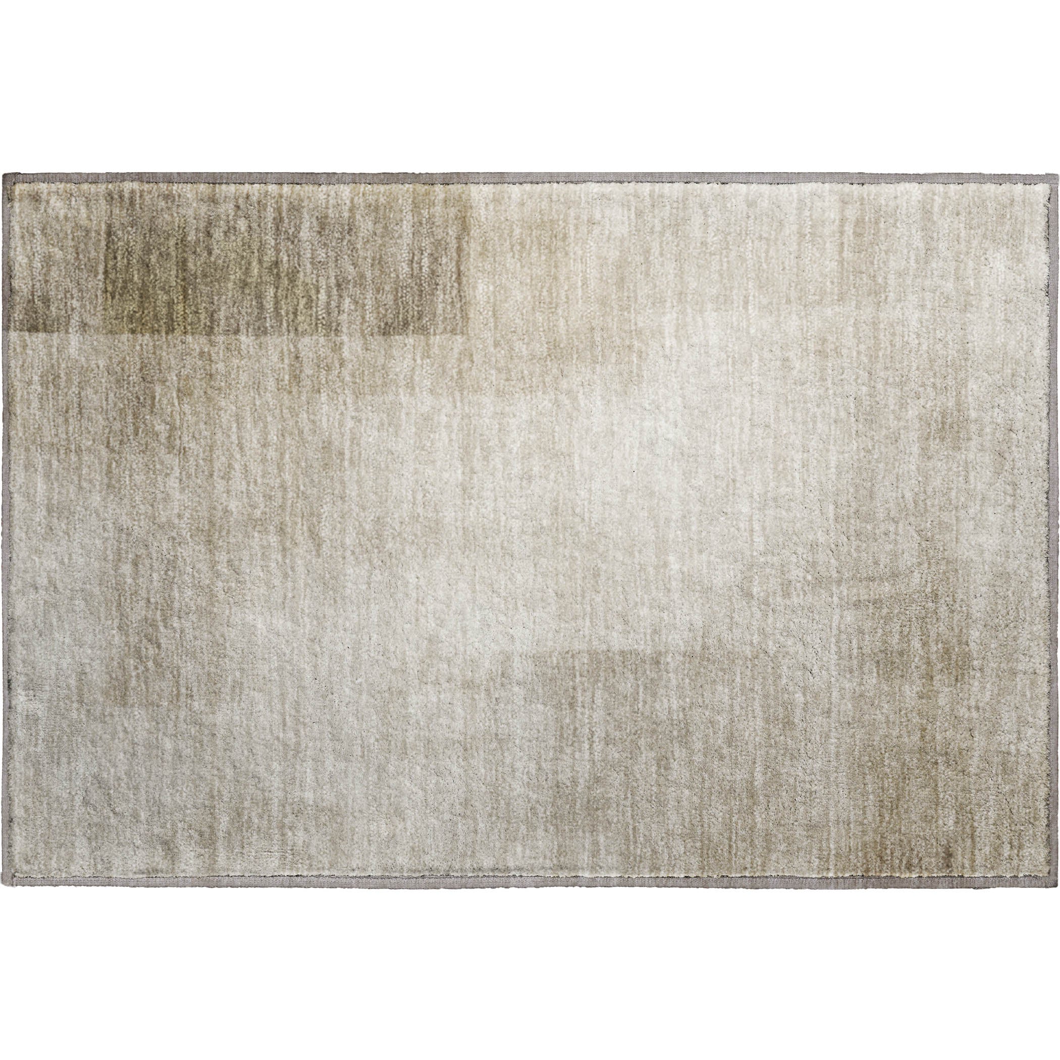 Tbilisi Machine Washable Transitional Khaki Brown Rug 1'8" x 2'6" #shape_Rectangle