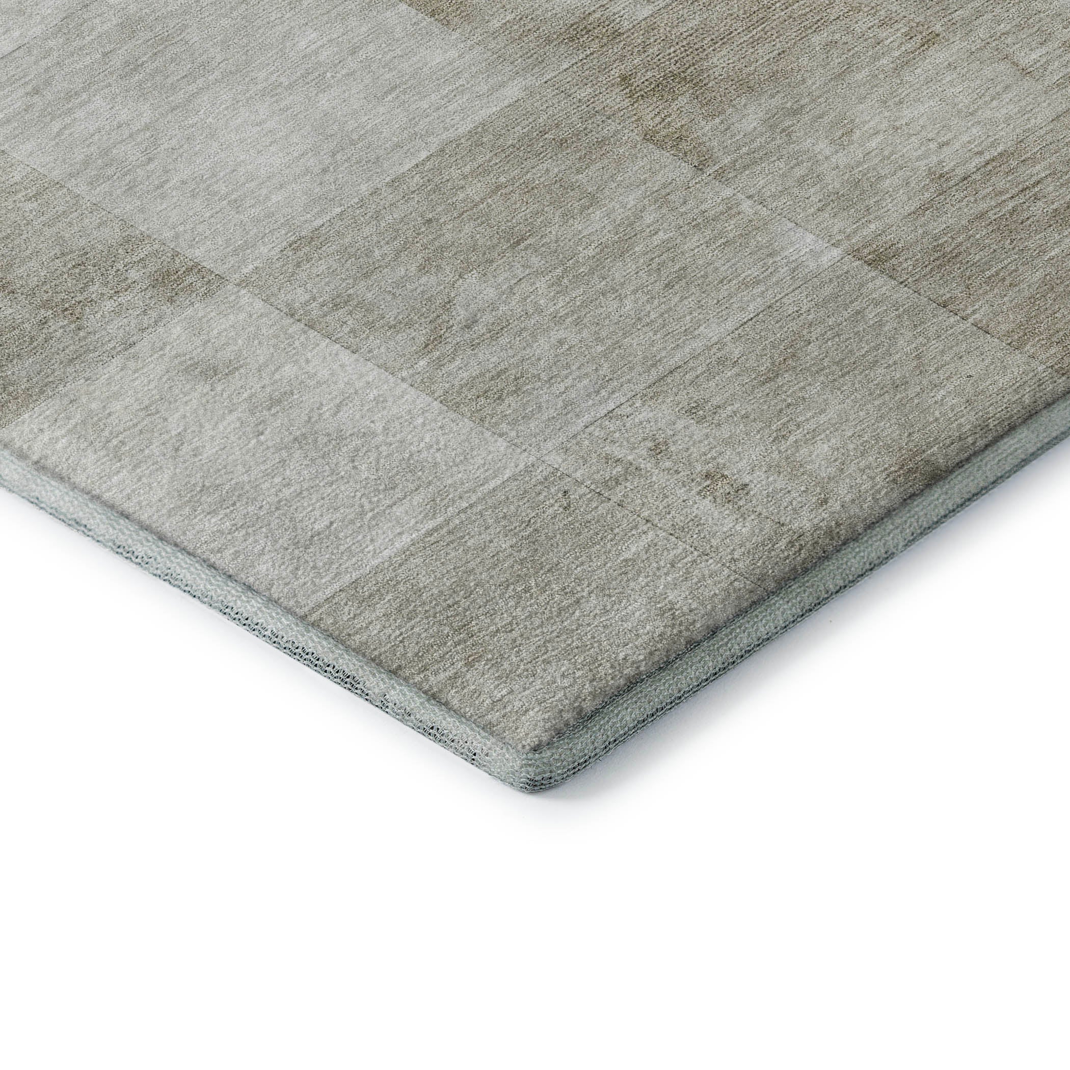 Siena Machine Washable Transitional Beige Brown Rug 1'8" x 2'6" #shape_Rectangle