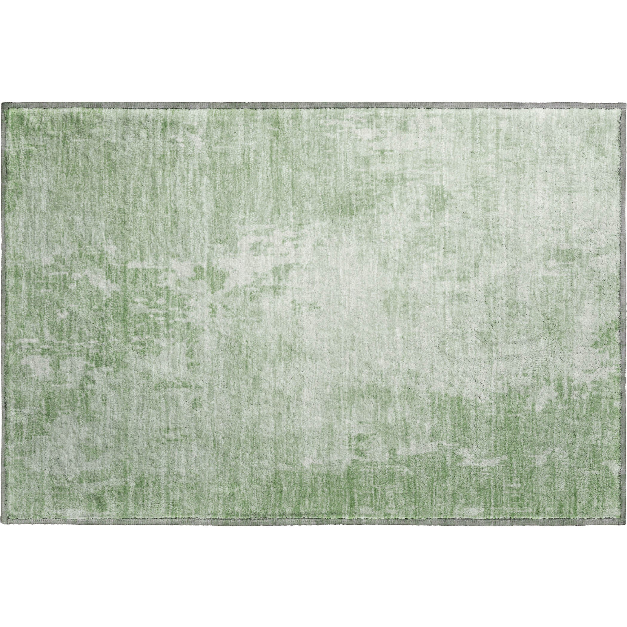 Salzburg Machine Washable Transitional Mint Green Rug 1'8" x 2'6" #shape_Rectangle