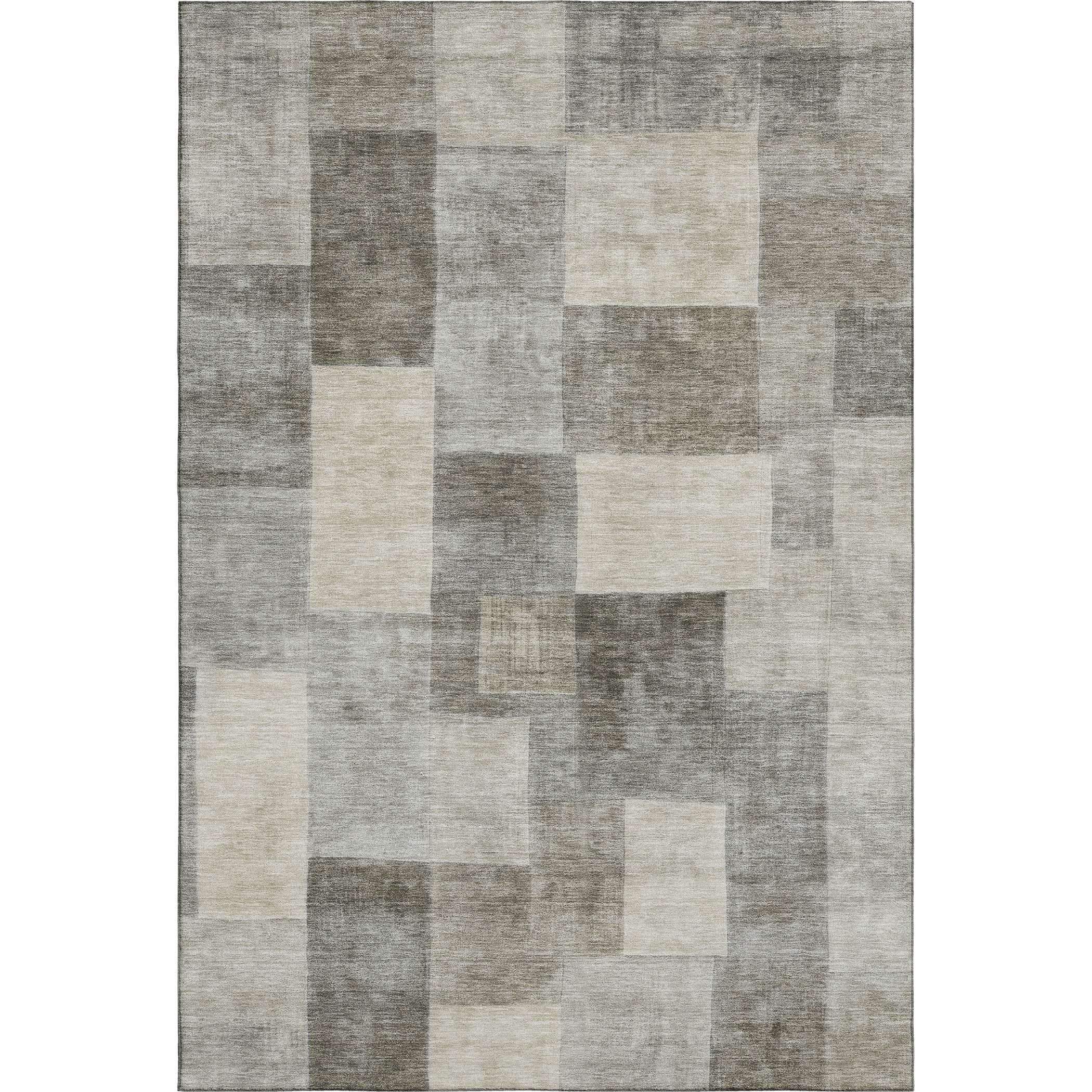 Kyoto Machine Washable Transitional Taupe Brown Rug 2'6" x 3'10" #shape_Rectangle