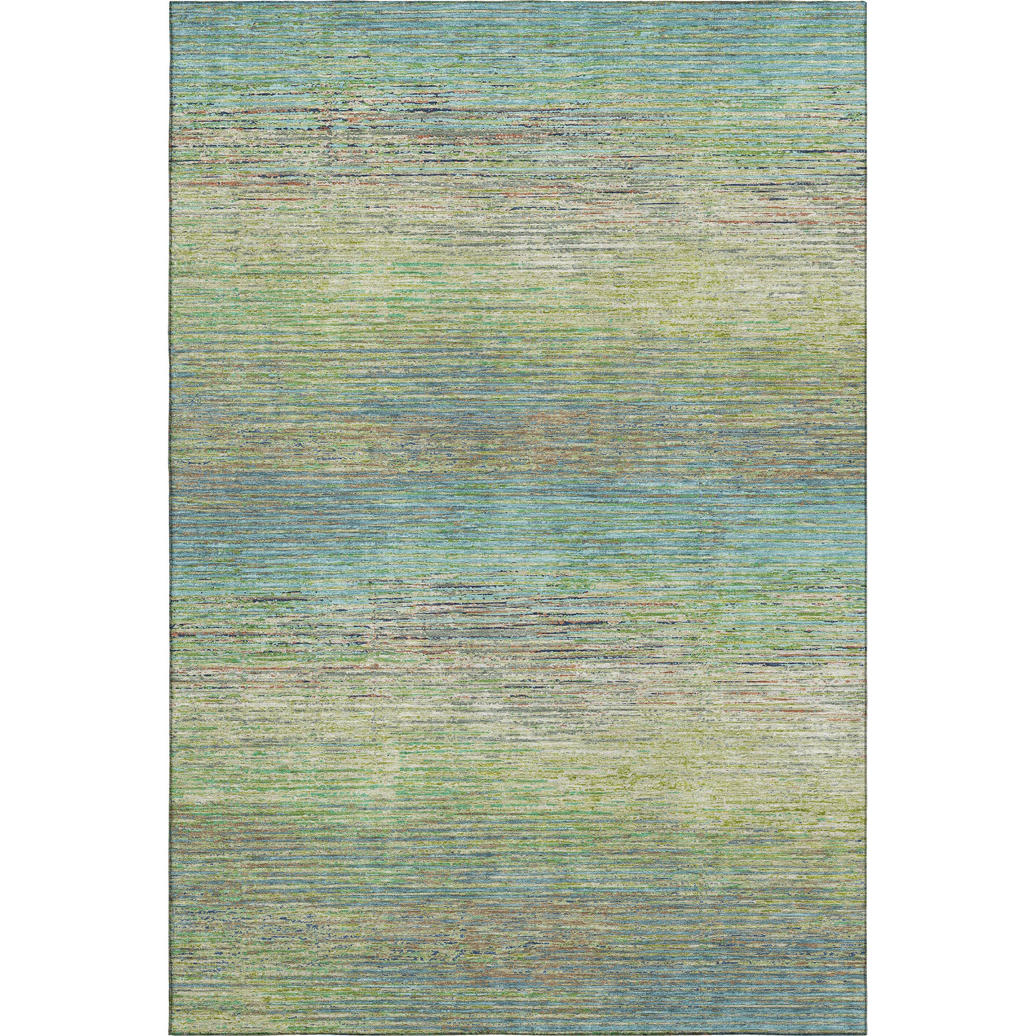 Dublin Machine Washable Transitional Aloe Green Rug 2'6" x 3'10" #shape_Rectangle