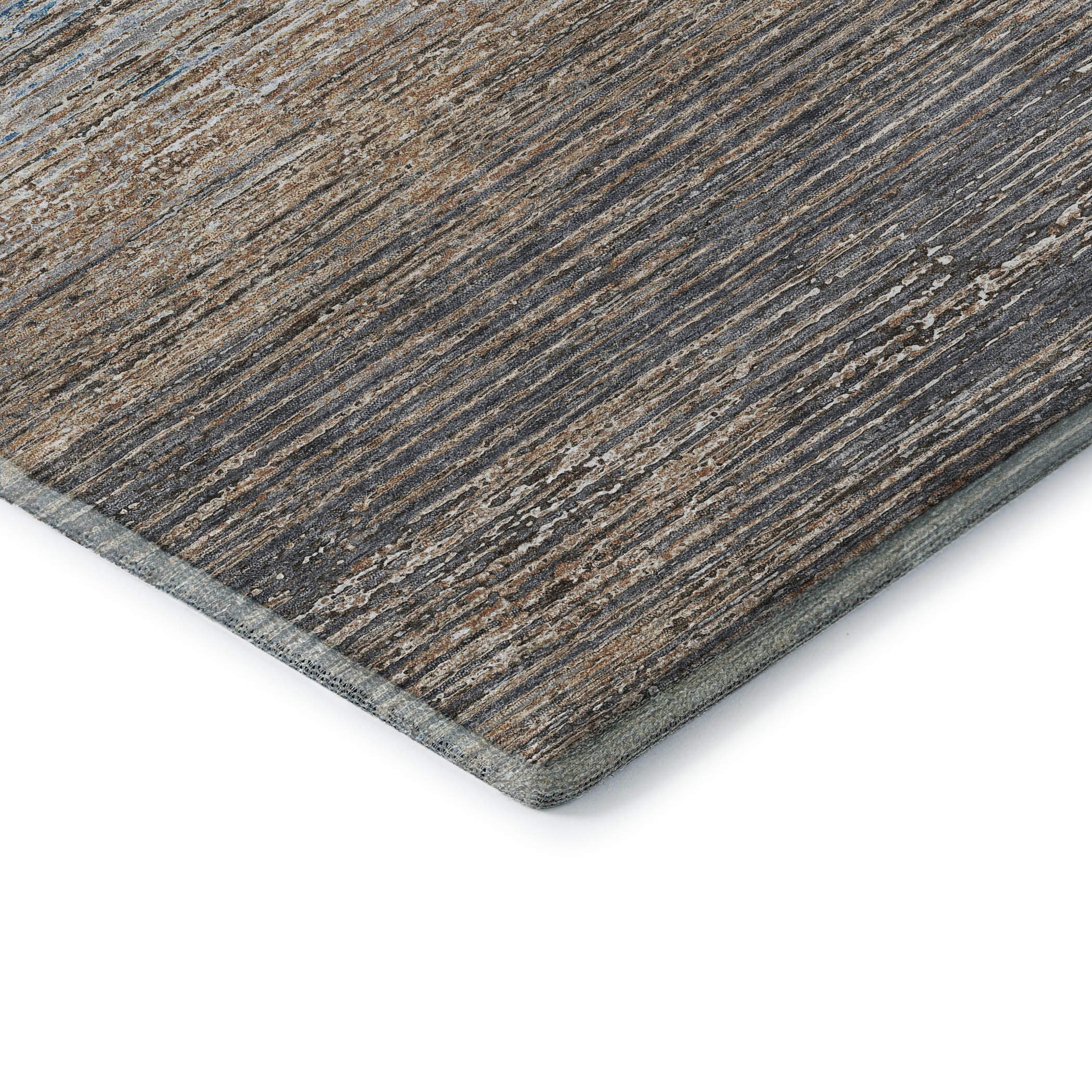 Dublin Machine Washable Transitional Pewter Gray Rug 1'8" x 2'6" #shape_Rectangle