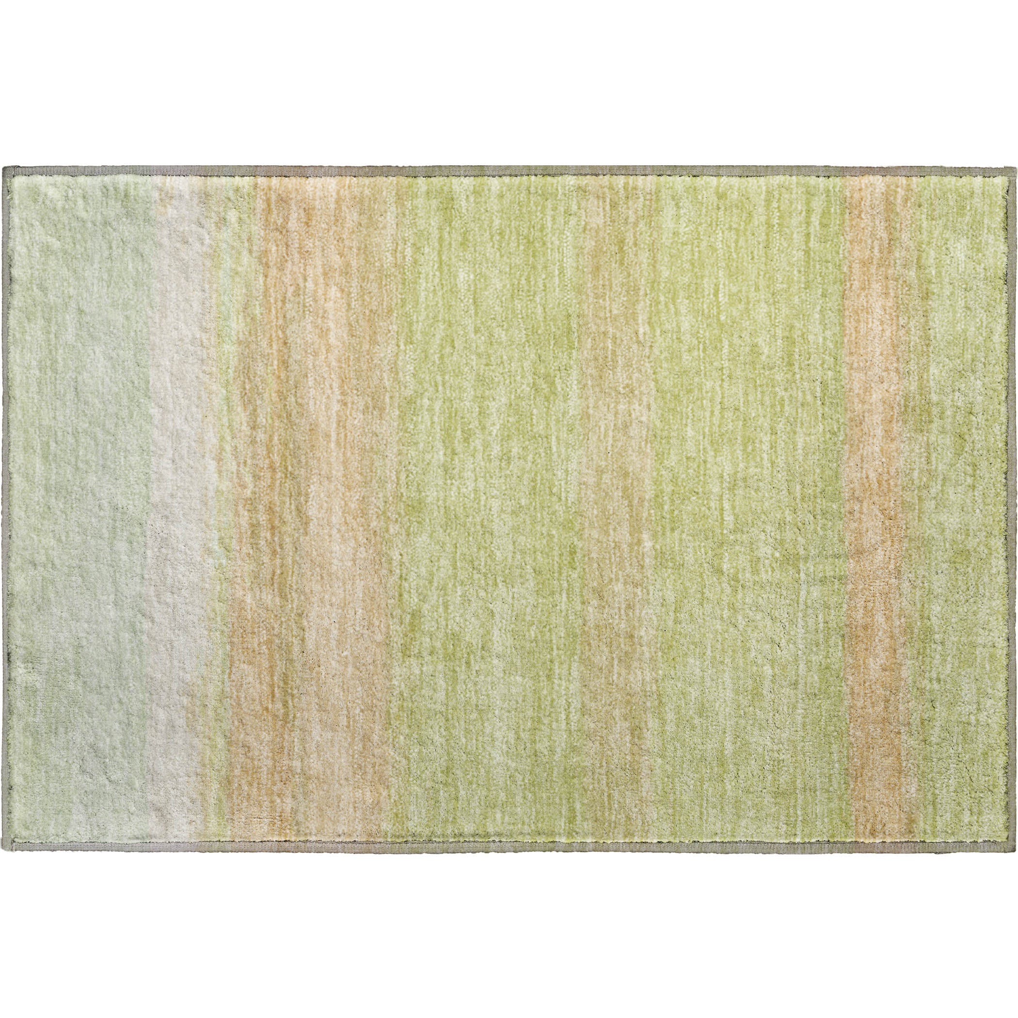 Seville Machine Washable Transitional Aloe Green Rug 1'8" x 2'6" #shape_Rectangle