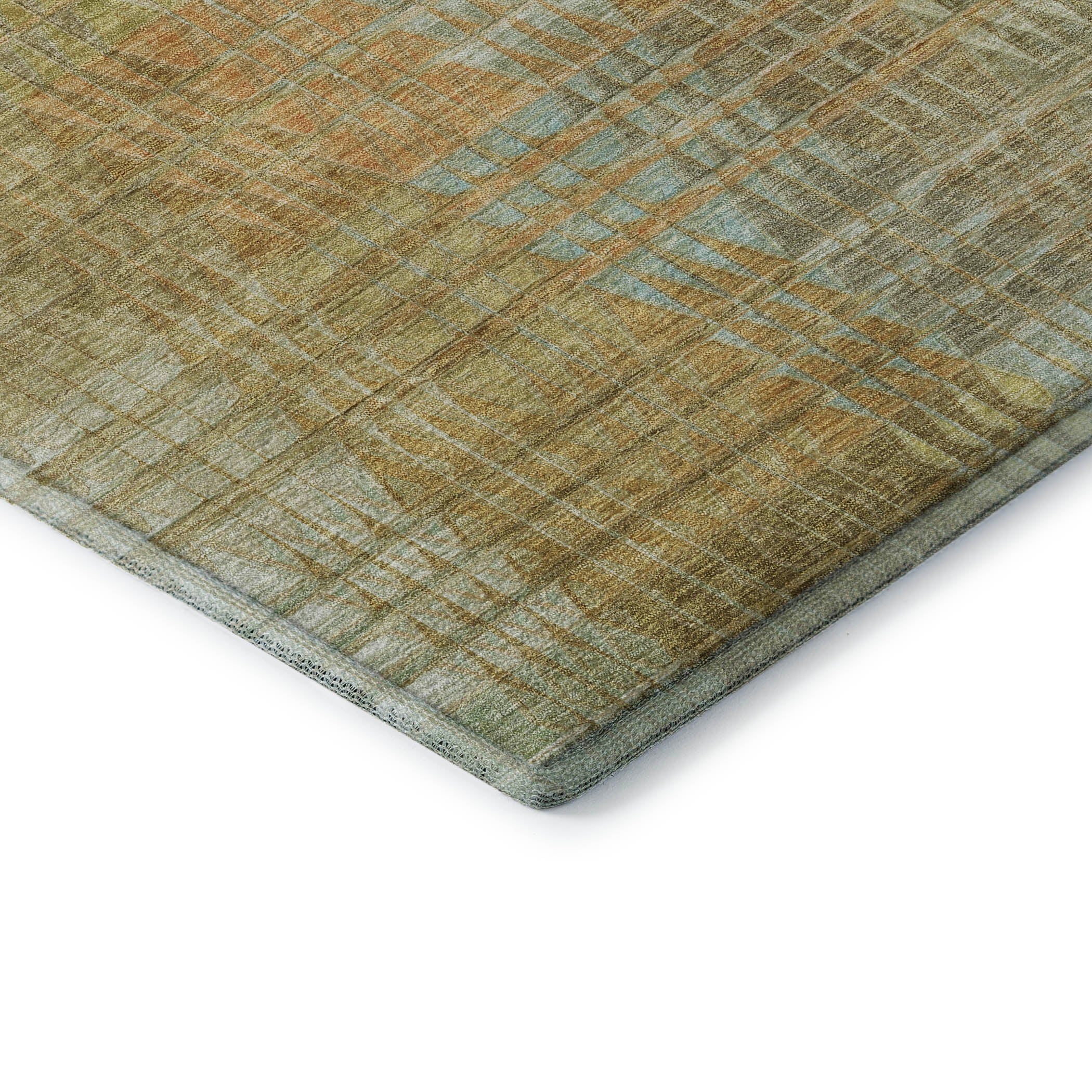Vienna Machine Washable Transitional Beige Brown Rug 1'8" x 2'6" #shape_Rectangle