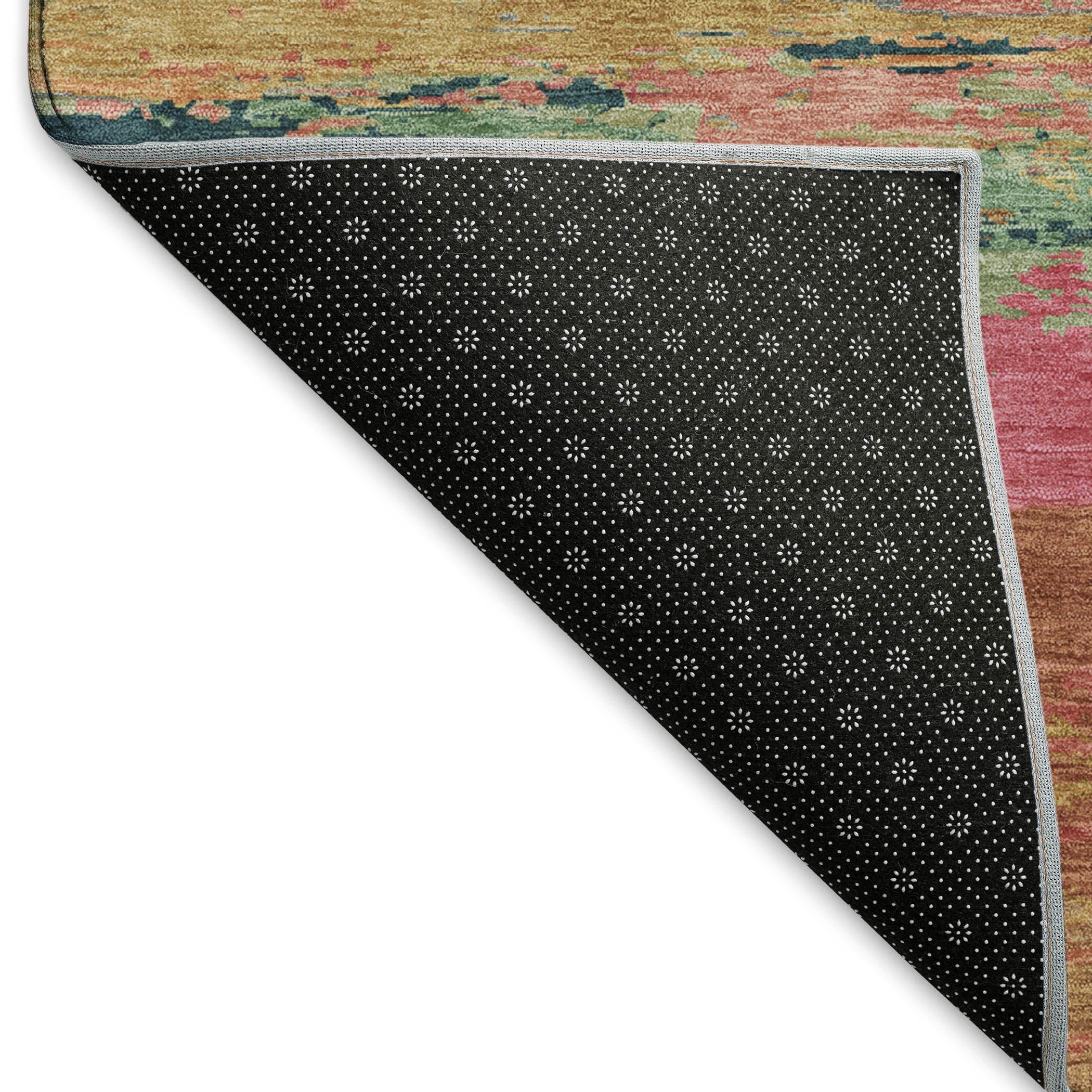 Montevideo Machine Washable Transitional Blush Pink Rug 1'8" x 2'6" #shape_Rectangle