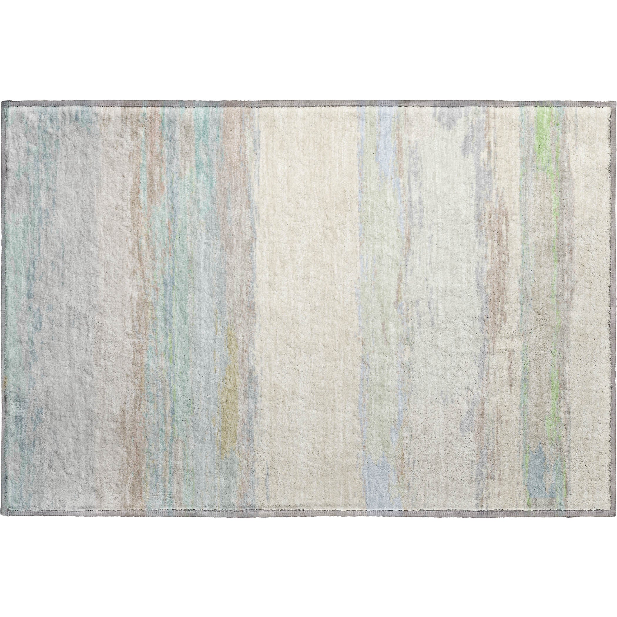 Montevideo Machine Washable Transitional Ivory Rug 1'8" x 2'6" #shape_Rectangle