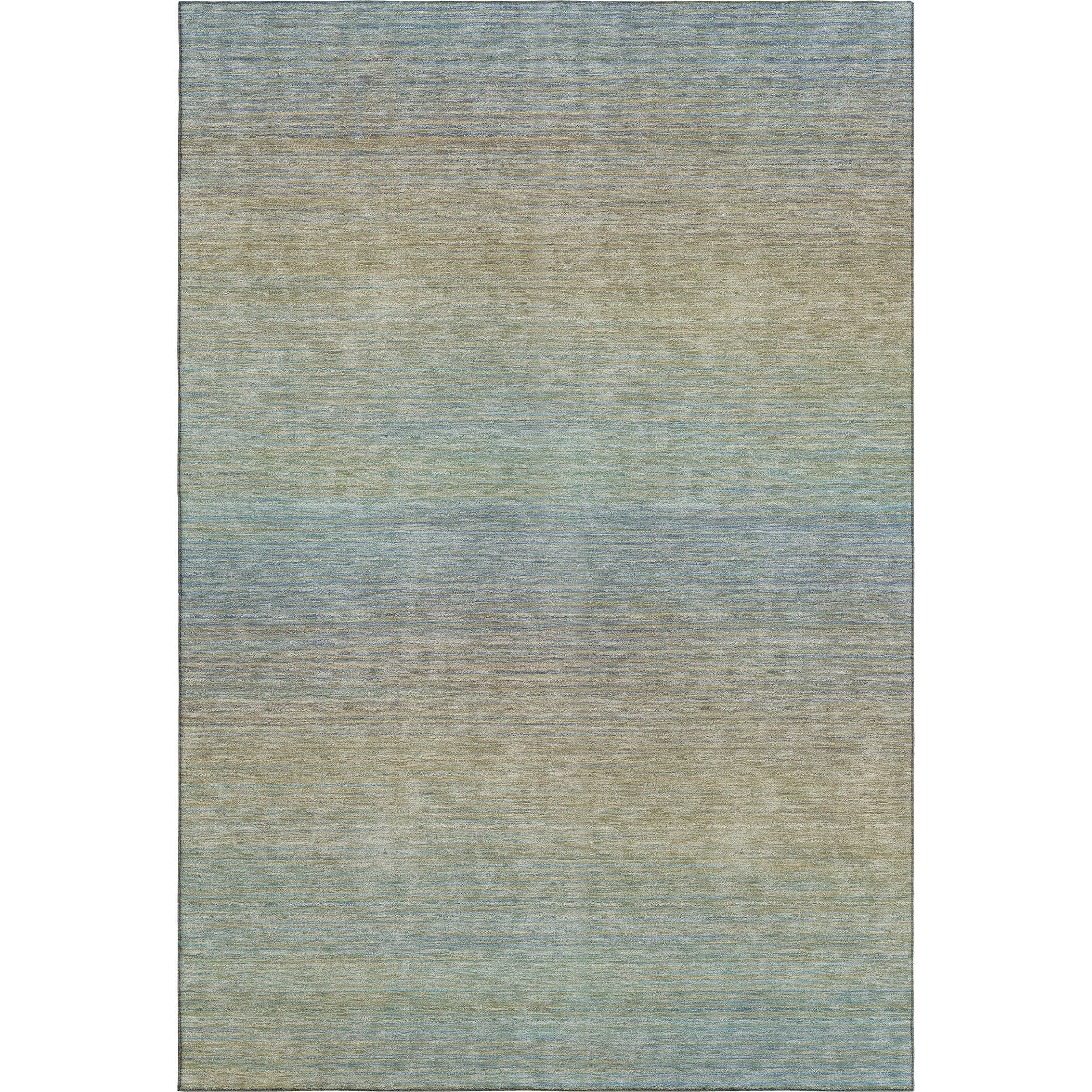 Montevideo Machine Washable Transitional Blue Rug 2'6" x 3'10" #shape_Rectangle