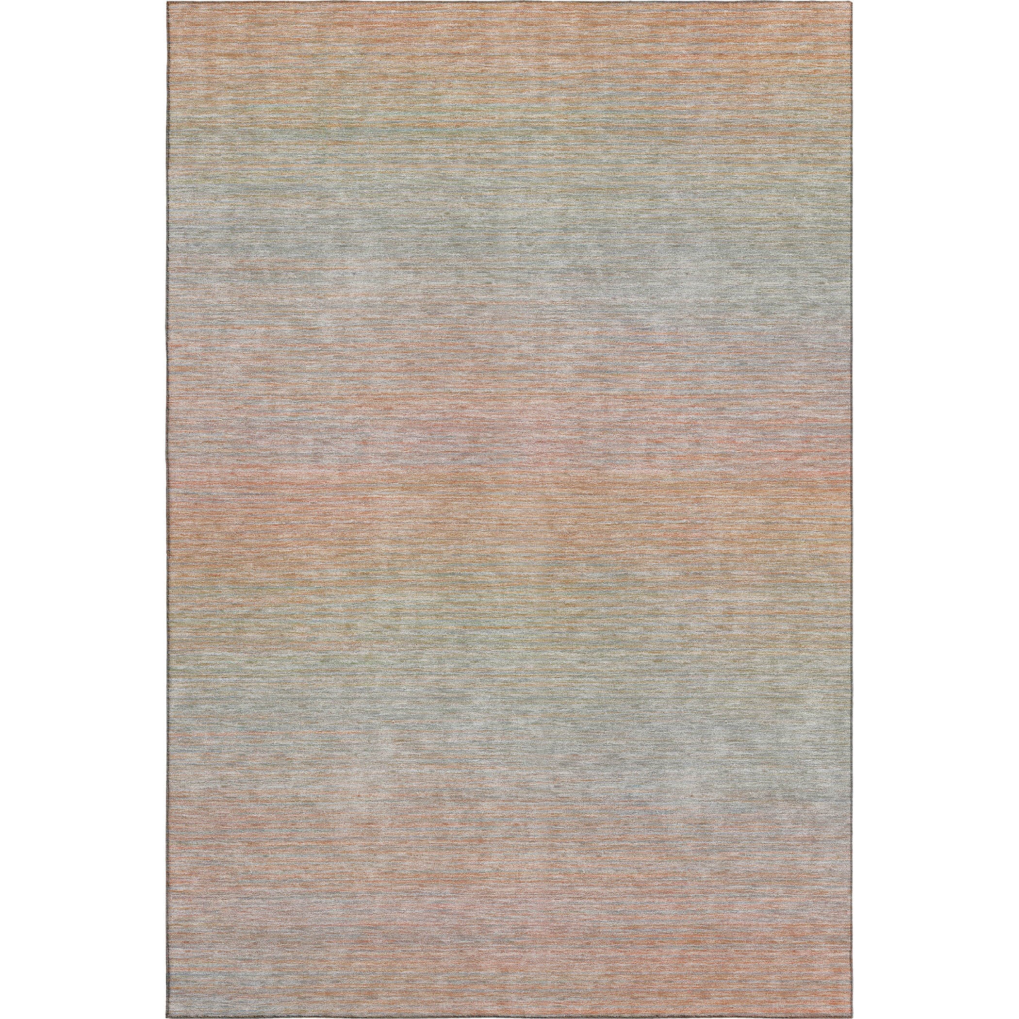 Montevideo Machine Washable Transitional Coral Orange Rug 2'6" x 3'10" #shape_Rectangle