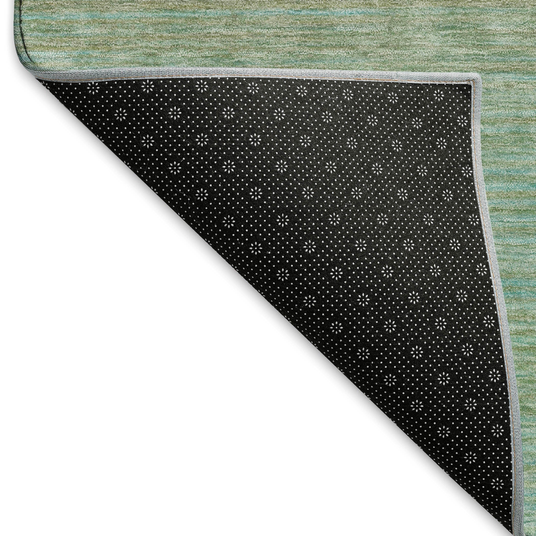 Montevideo Machine Washable Transitional Teal Rug 1'8" x 2'6" #shape_Rectangle