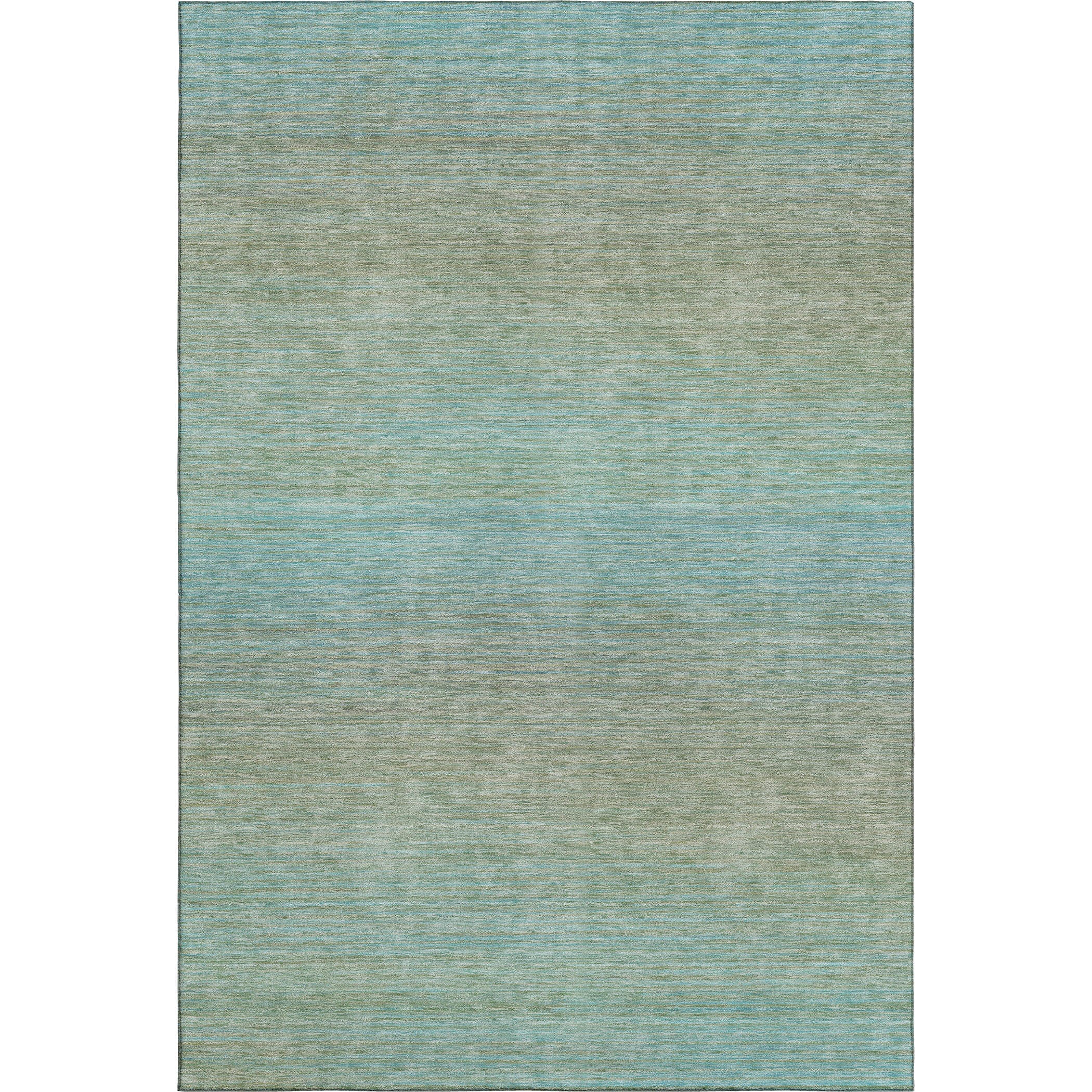 Montevideo Machine Washable Transitional Teal Rug 2'6" x 3'10" #shape_Rectangle