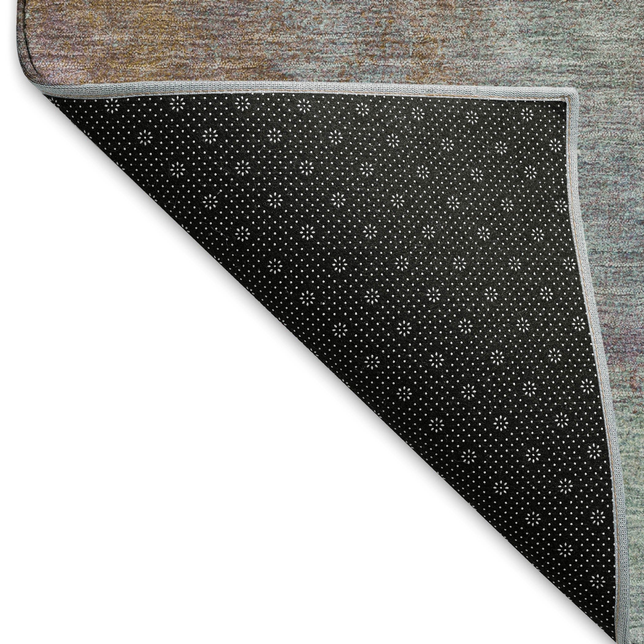 Mostar Machine Washable Transitional Mocha Brown Rug 1'8" x 2'6" #shape_Rectangle