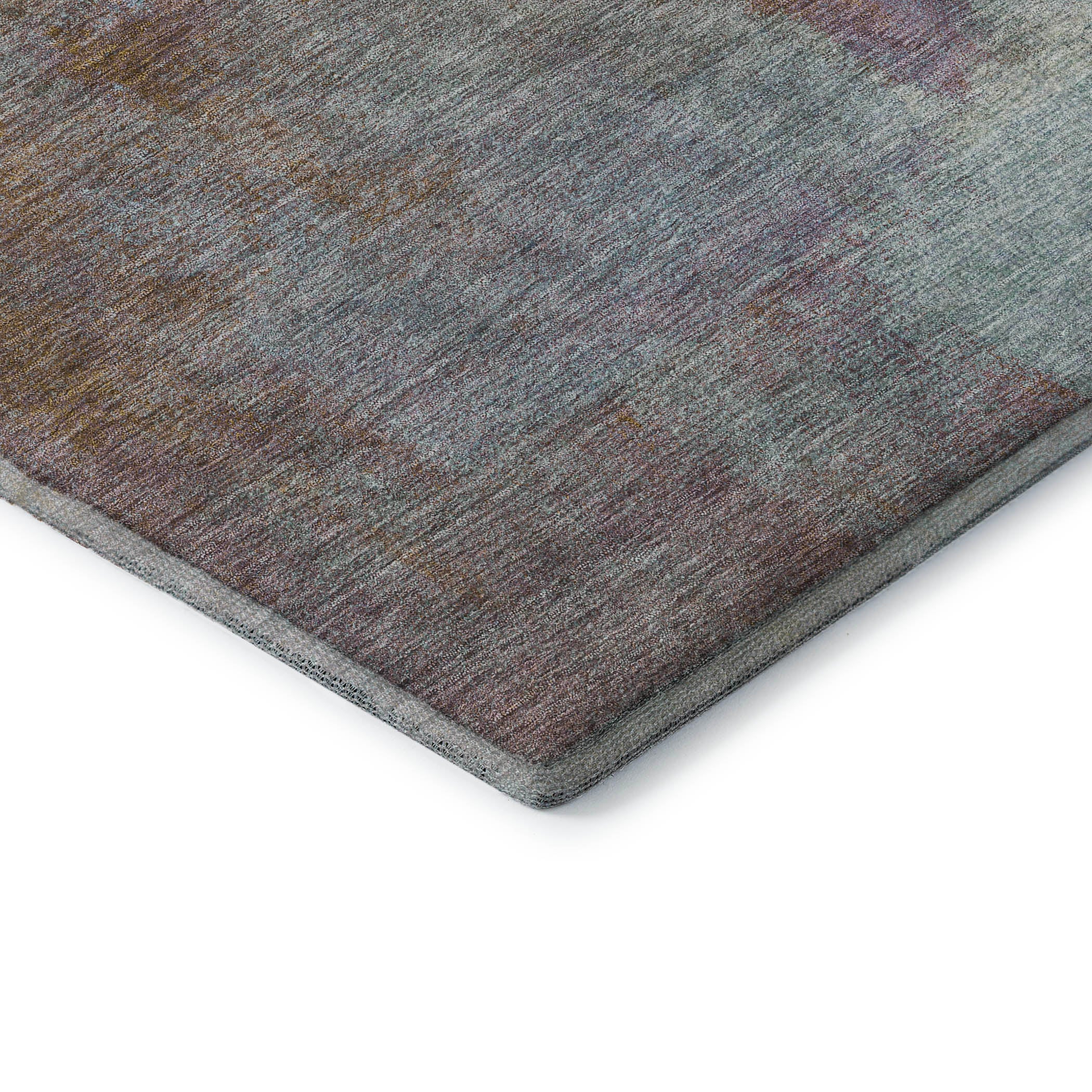 Mostar Machine Washable Transitional Mocha Brown Rug 1'8" x 2'6" #shape_Rectangle