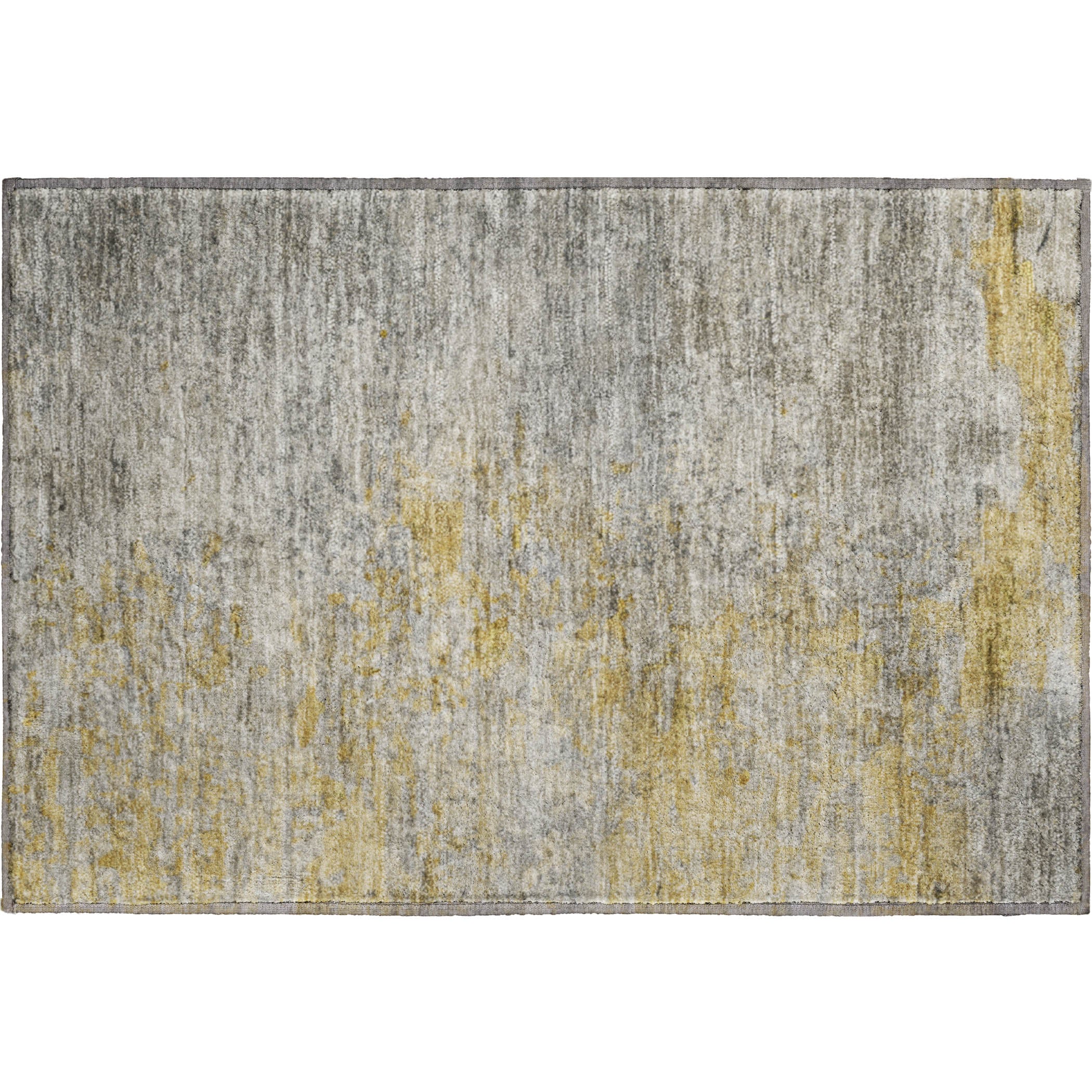 Montevideo Machine Washable Transitional Gray Rug 1'8" x 2'6" #shape_Rectangle