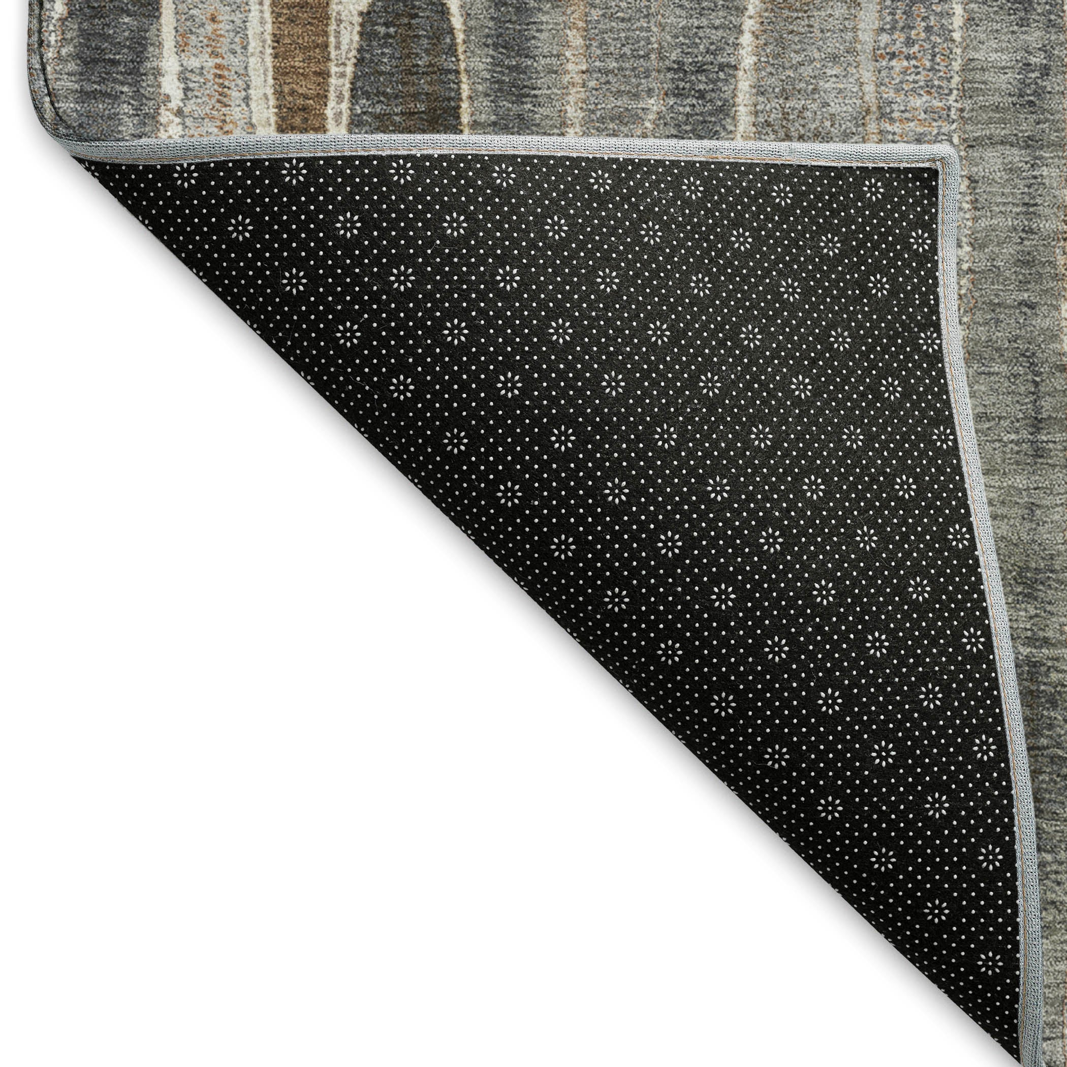 Cusco Machine Washable Transitional Pewter Gray Rug 1'8" x 2'6" #shape_Rectangle