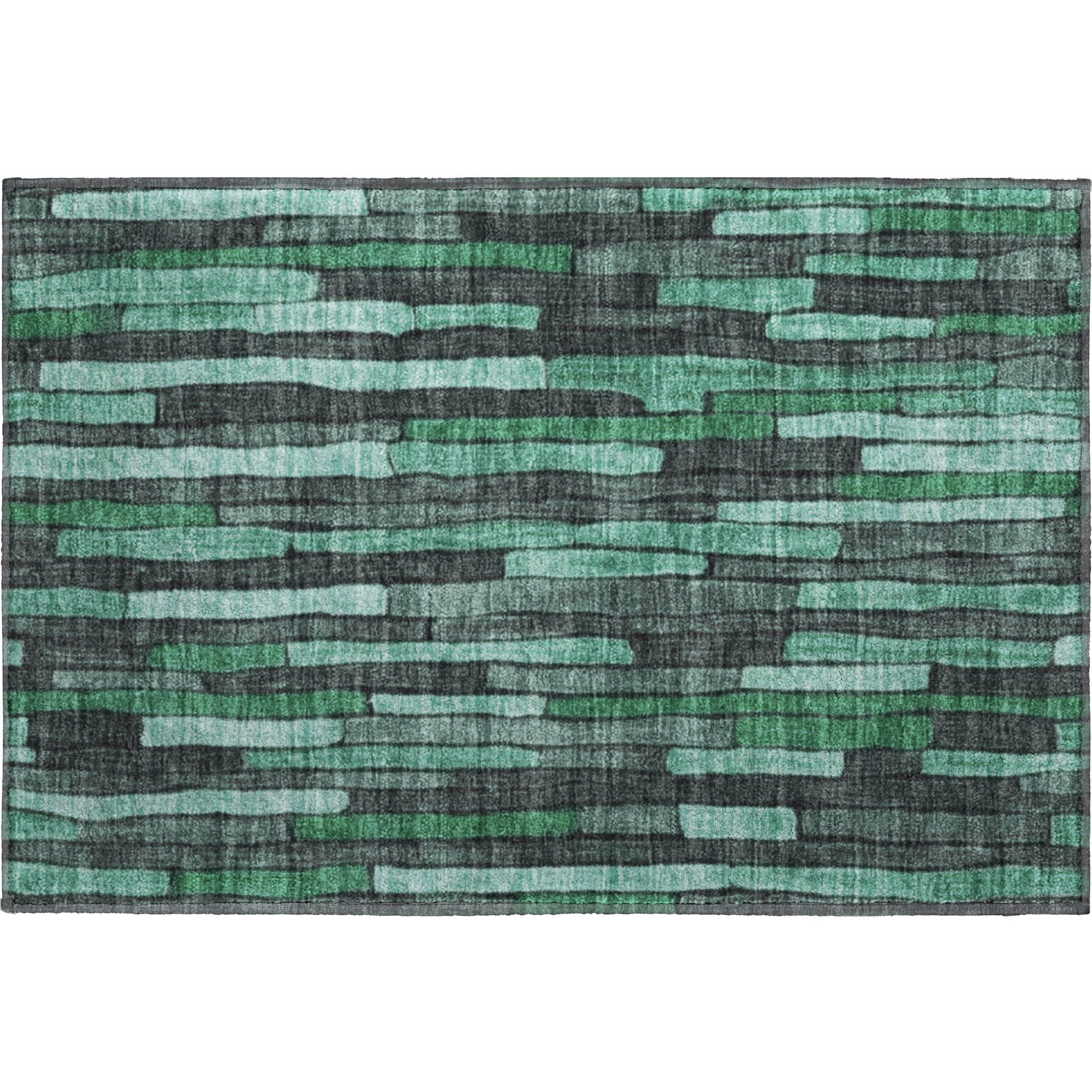Cusco Machine Washable Transitional Sage Green Rug 1'8" x 2'6" #shape_Rectangle