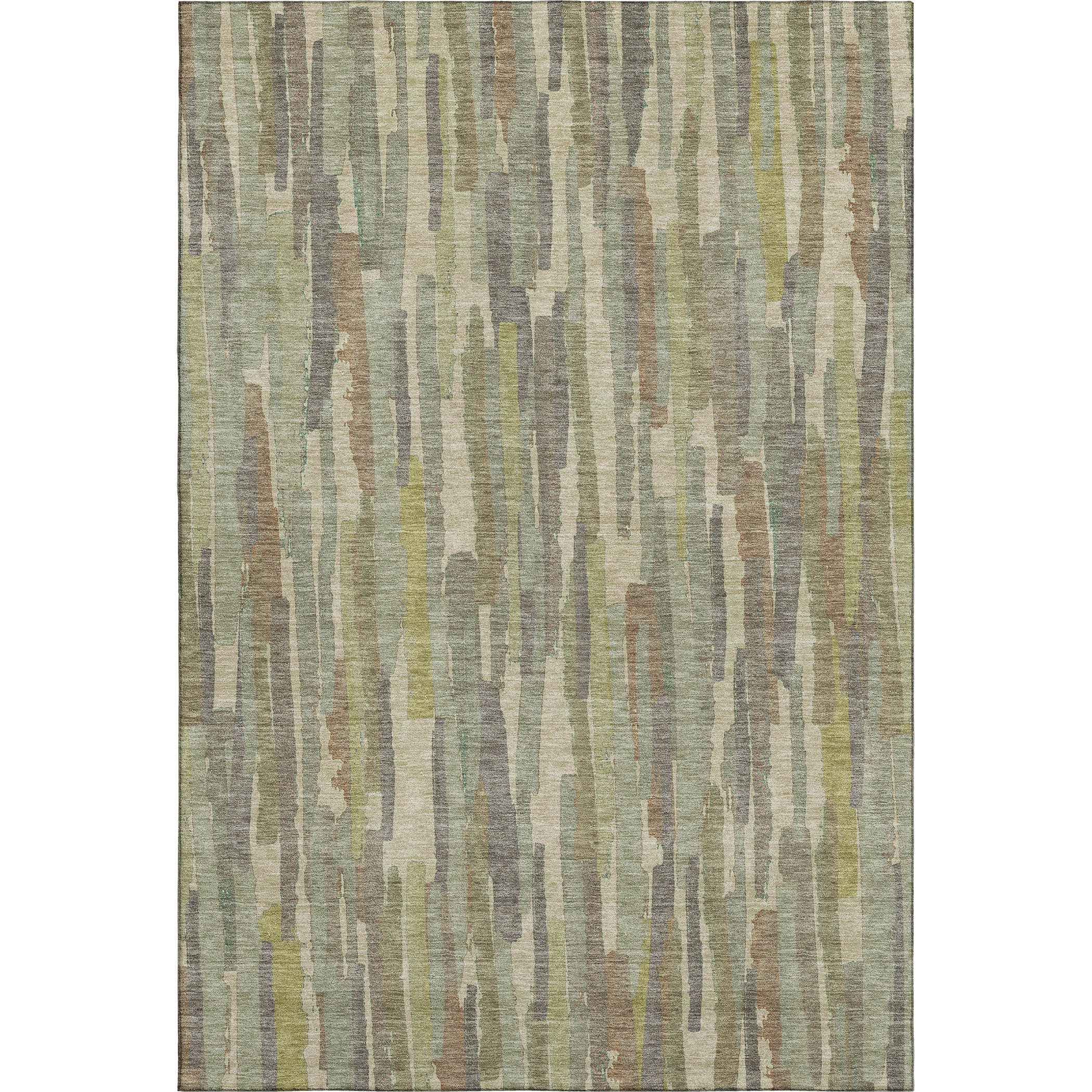Lucerne Machine Washable Transitional Aloe Green Rug 2'6" x 3'10" #shape_Rectangle