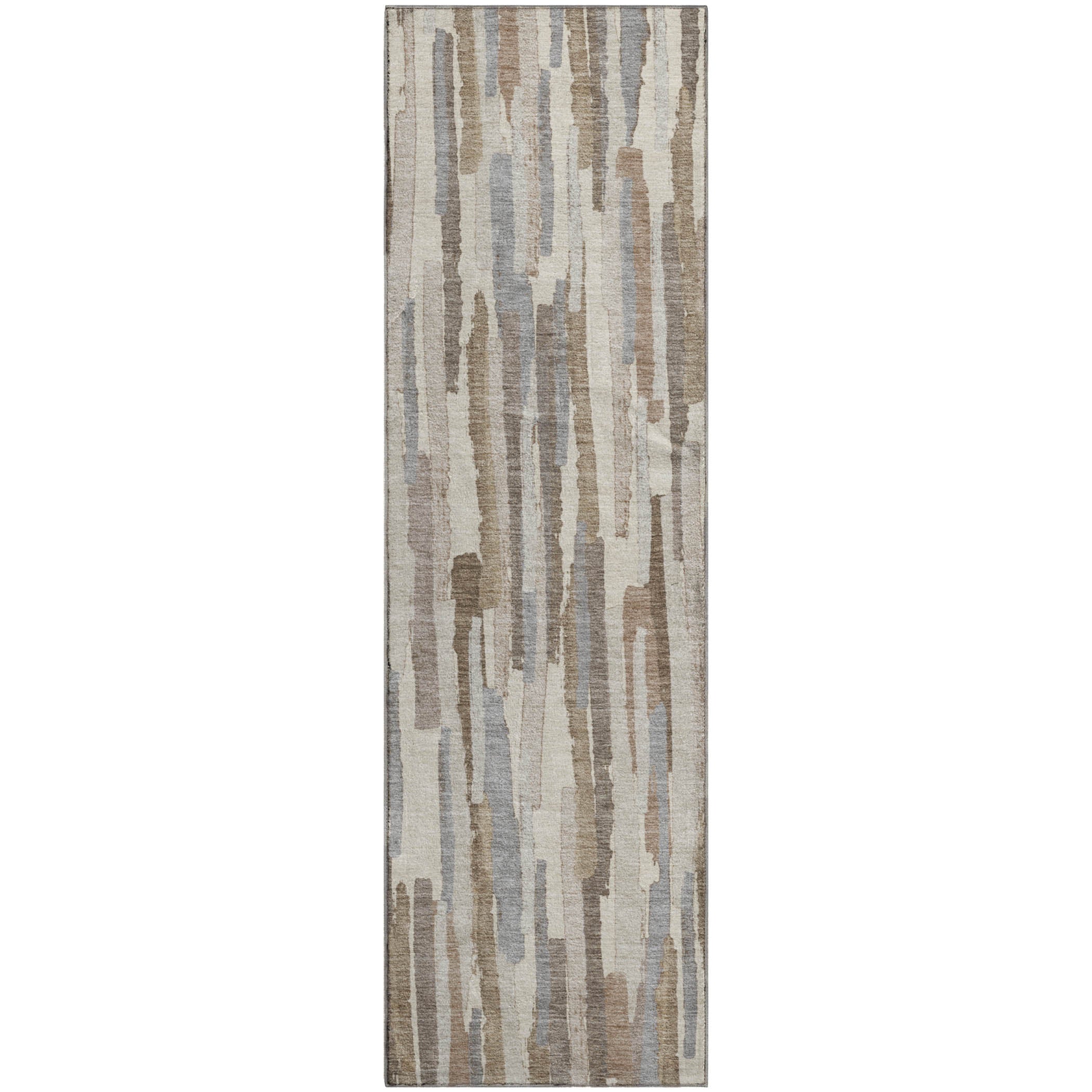 Lucerne Machine Washable Transitional Ivory Rug 2'3" x 7'6" #shape_Runner