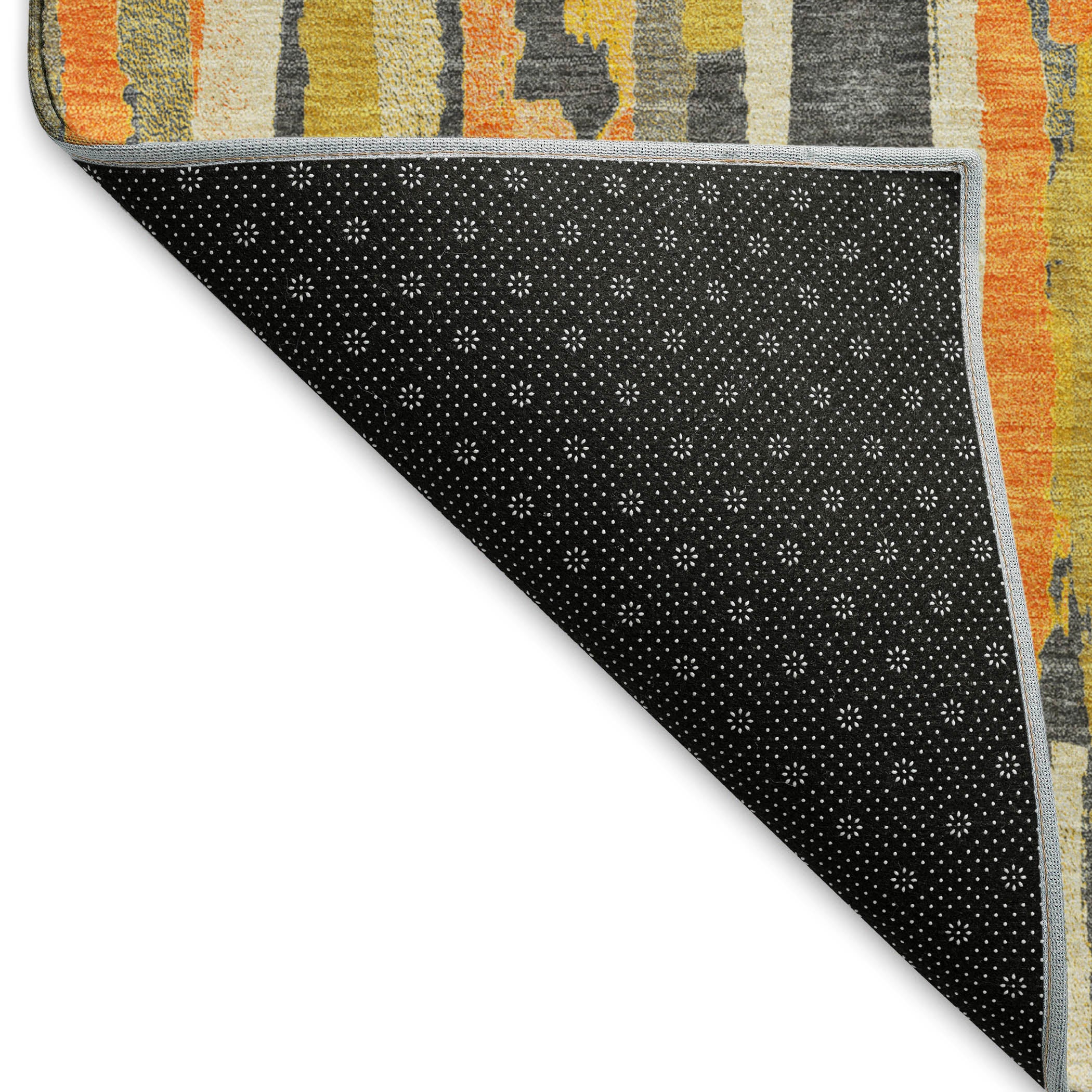 Lucerne Machine Washable Transitional Orange Rug 1'8" x 2'6" #shape_Rectangle