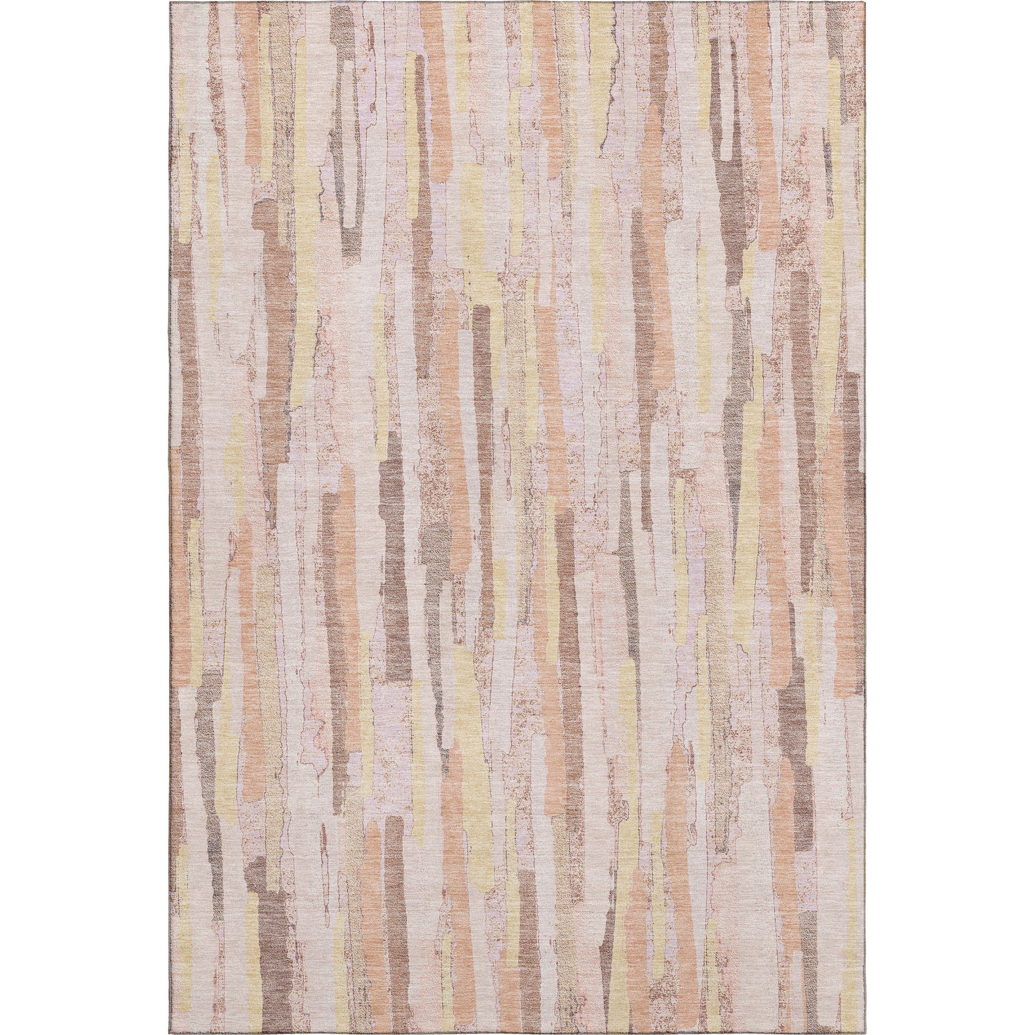Lucerne Machine Washable Transitional Pink Rug 2'6" x 3'10" #shape_Rectangle