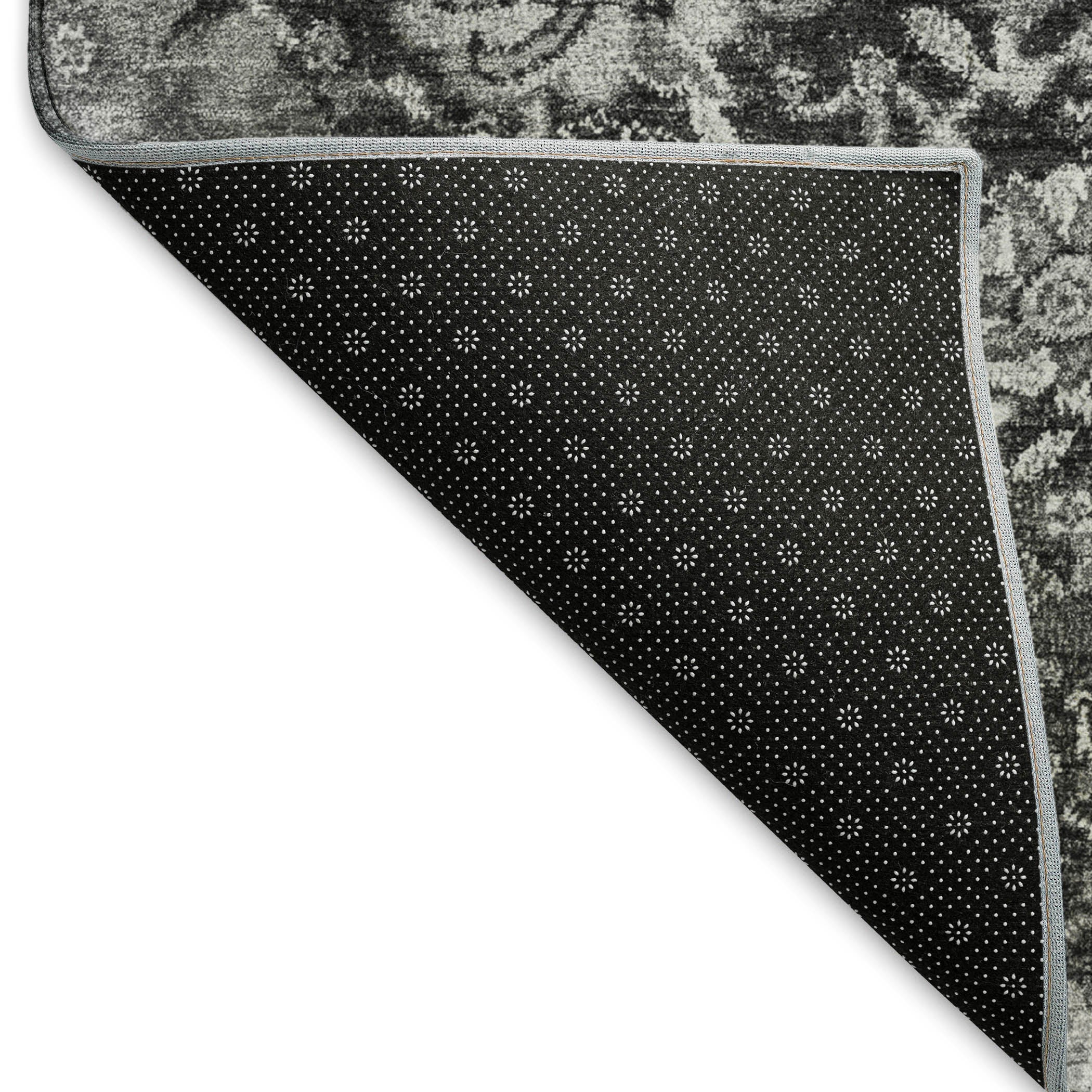 Reykjavik Machine Washable Transitional Gray Rug 1'8" x 2'6" #shape_Rectangle