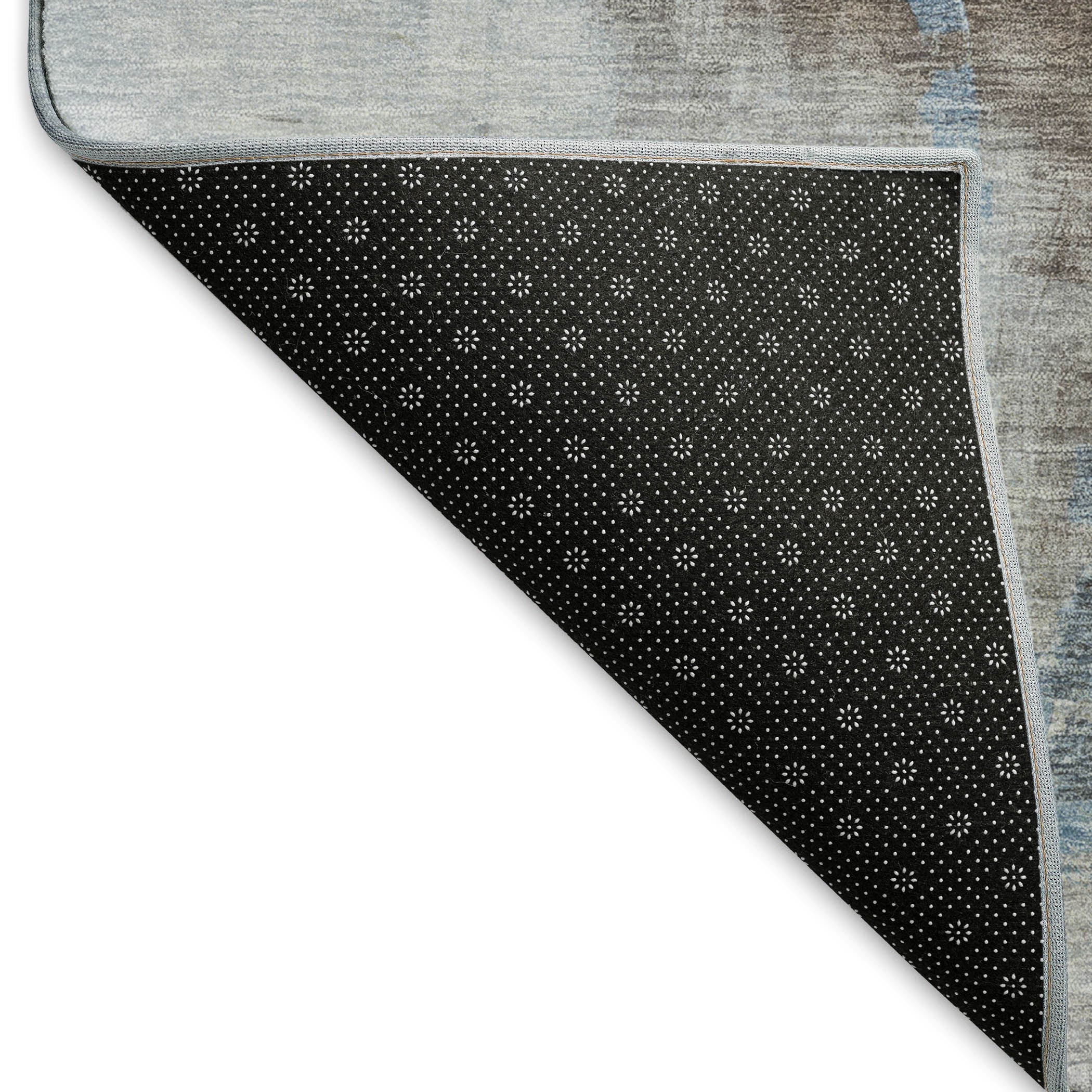 Lucerne Machine Washable Transitional Sky Blue Rug 1'8" x 2'6" #shape_Rectangle