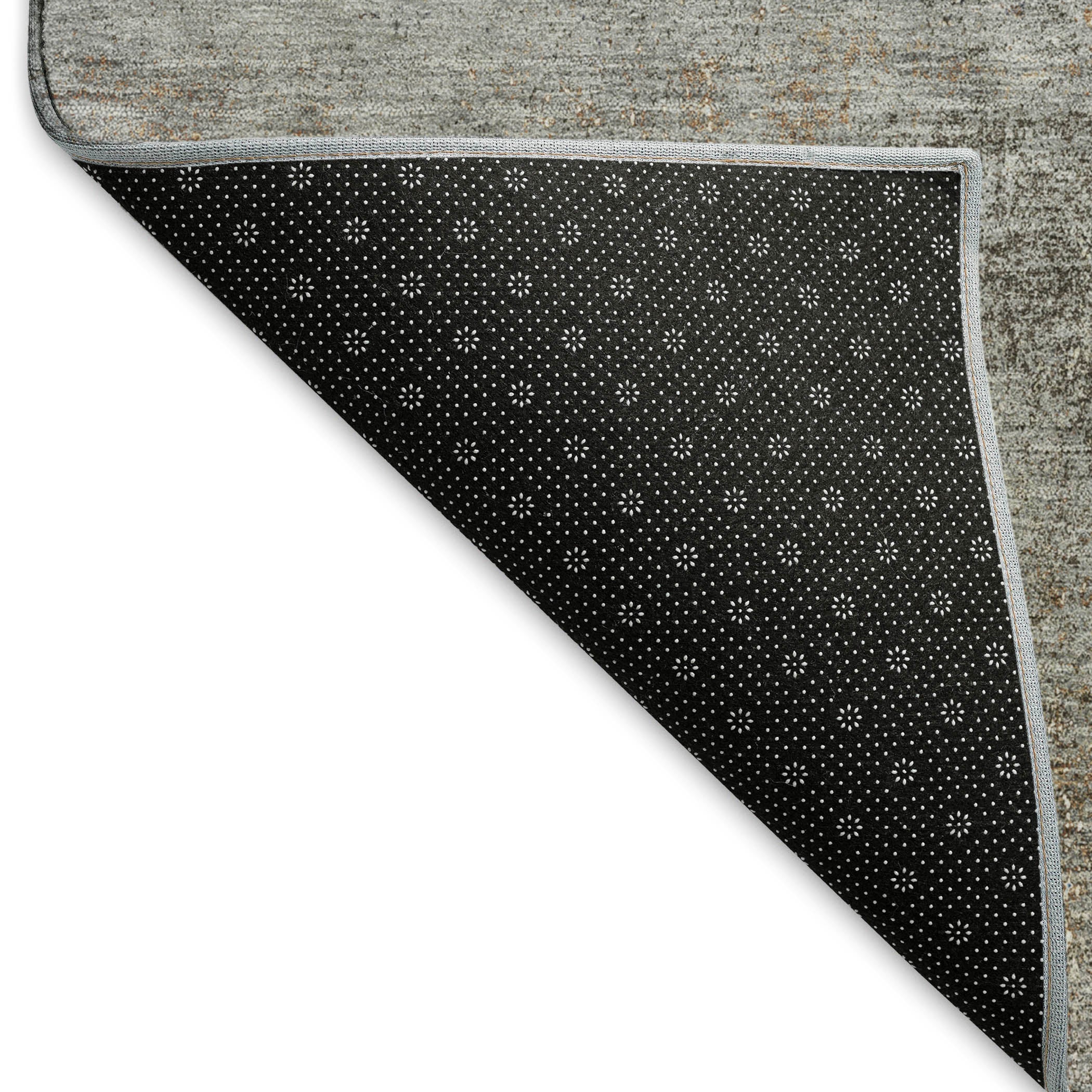 Bern Machine Washable Transitional Khaki Brown Rug 1'8" x 2'6" #shape_Rectangle