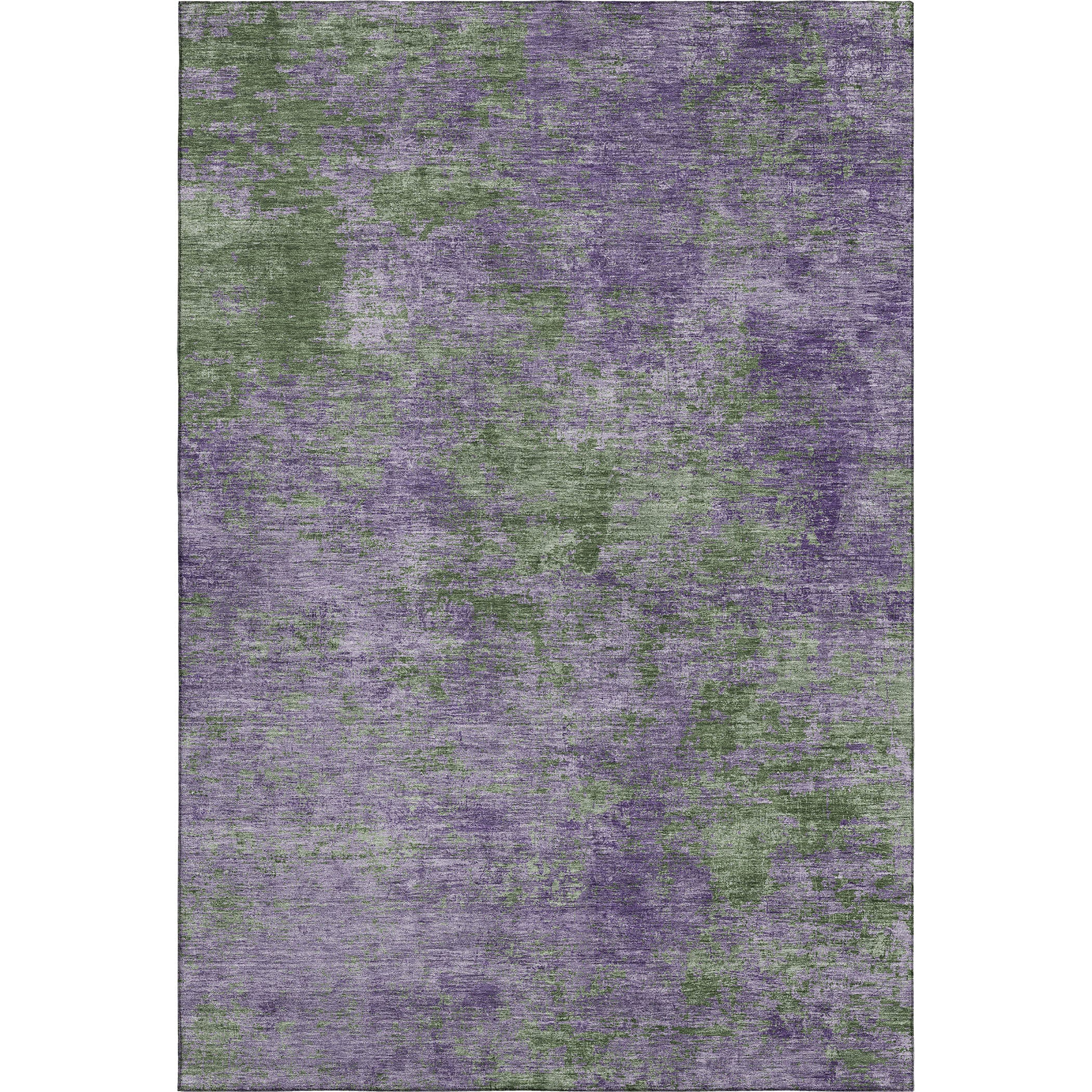 Colombo Machine Washable Transitional Purple Rug 2'6" x 3'10" #shape_Rectangle