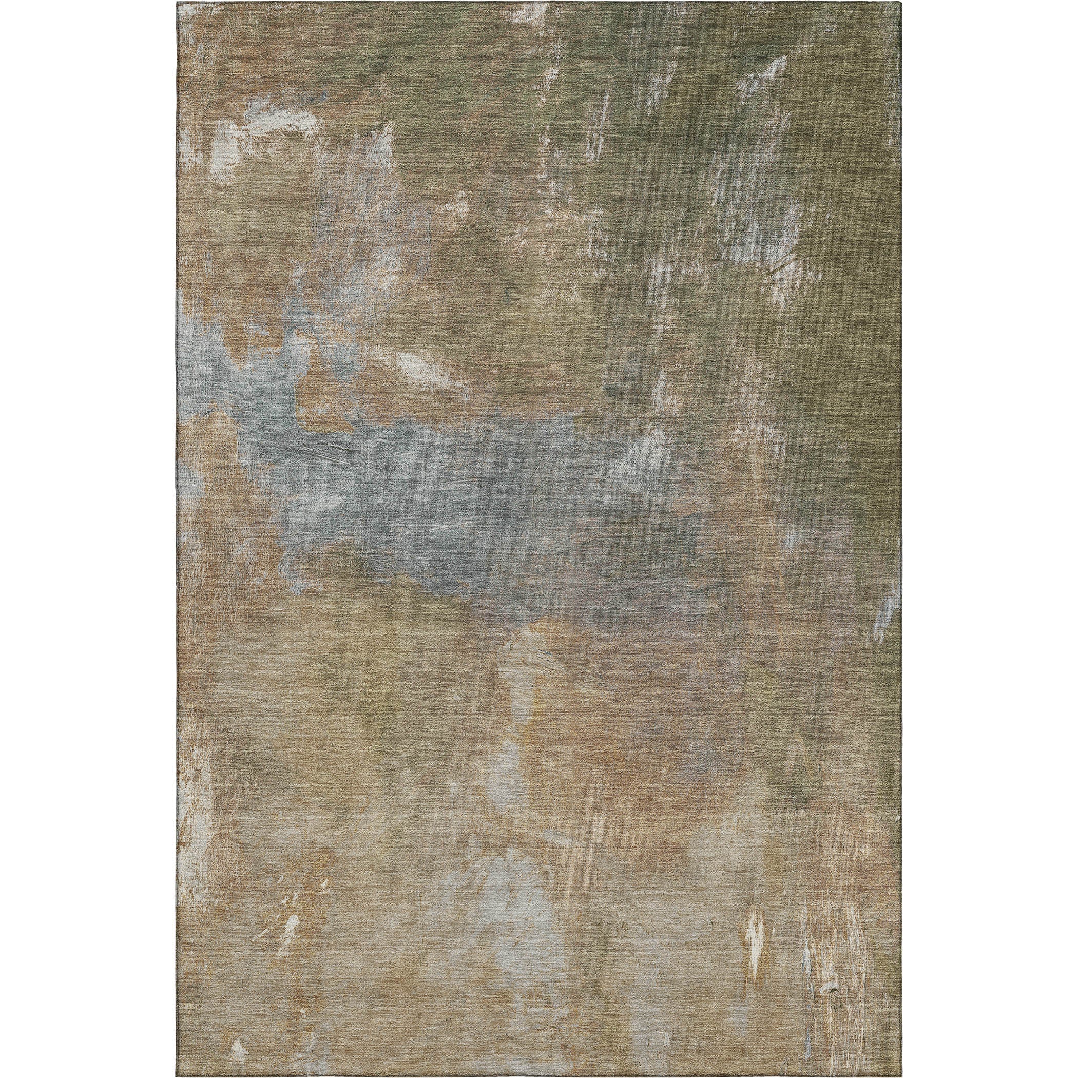 Seoul Machine Washable Transitional Copper Orange Rug 2'6" x 3'10" #shape_Rectangle