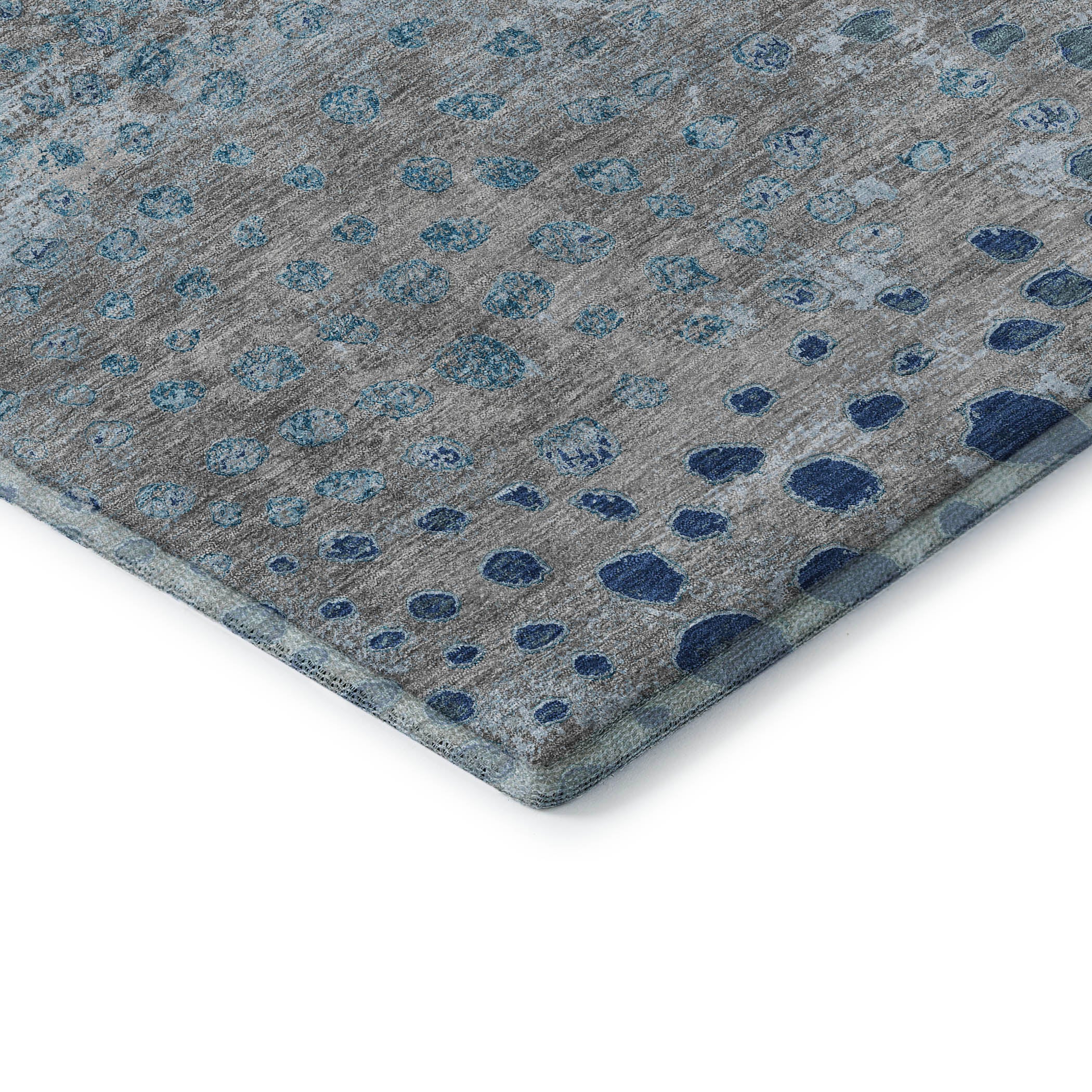 Istanbul Machine Washable Transitional Gray Rug 1'8" x 2'6" #shape_Rectangle